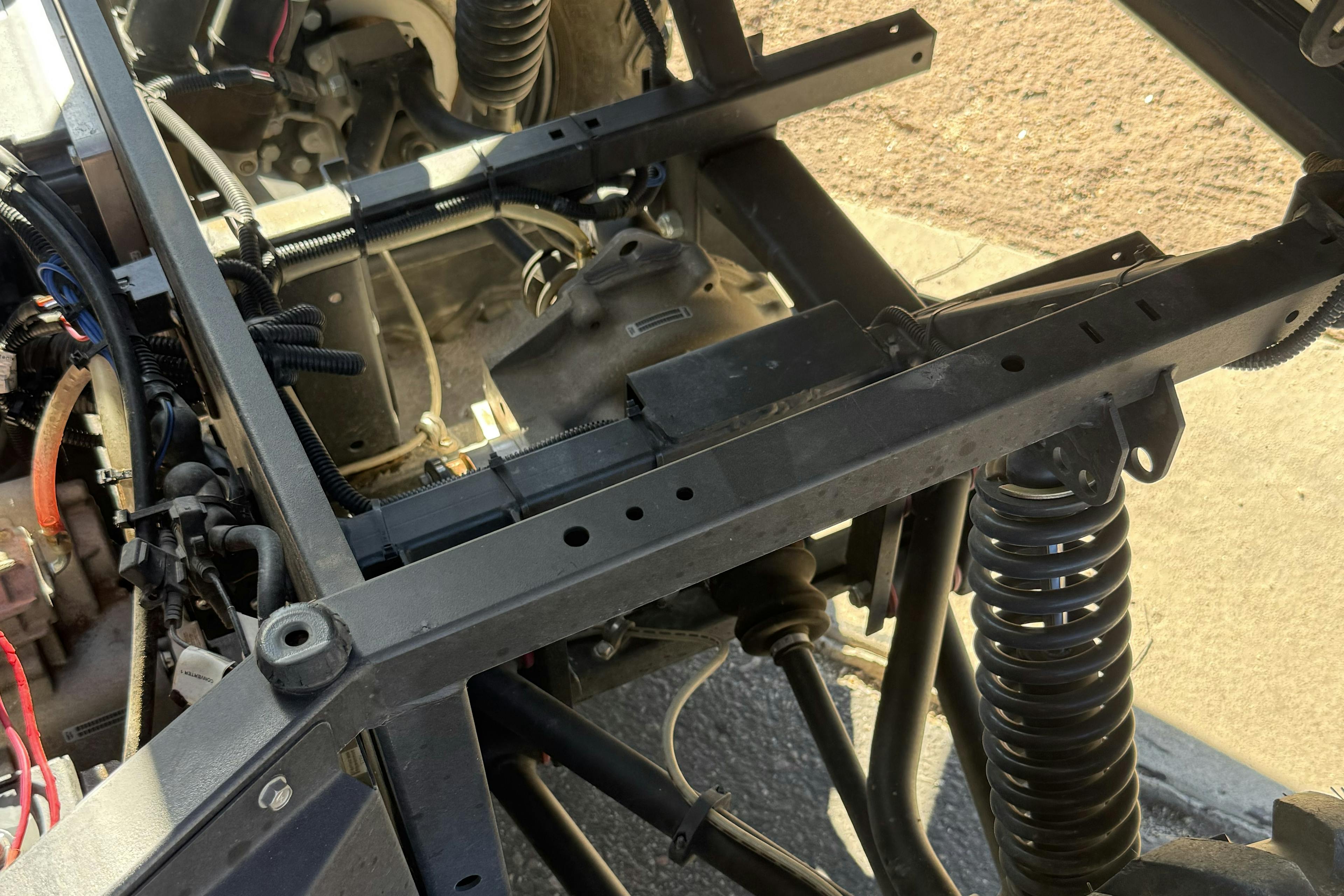 2020 Intimidator Classic EV under bed