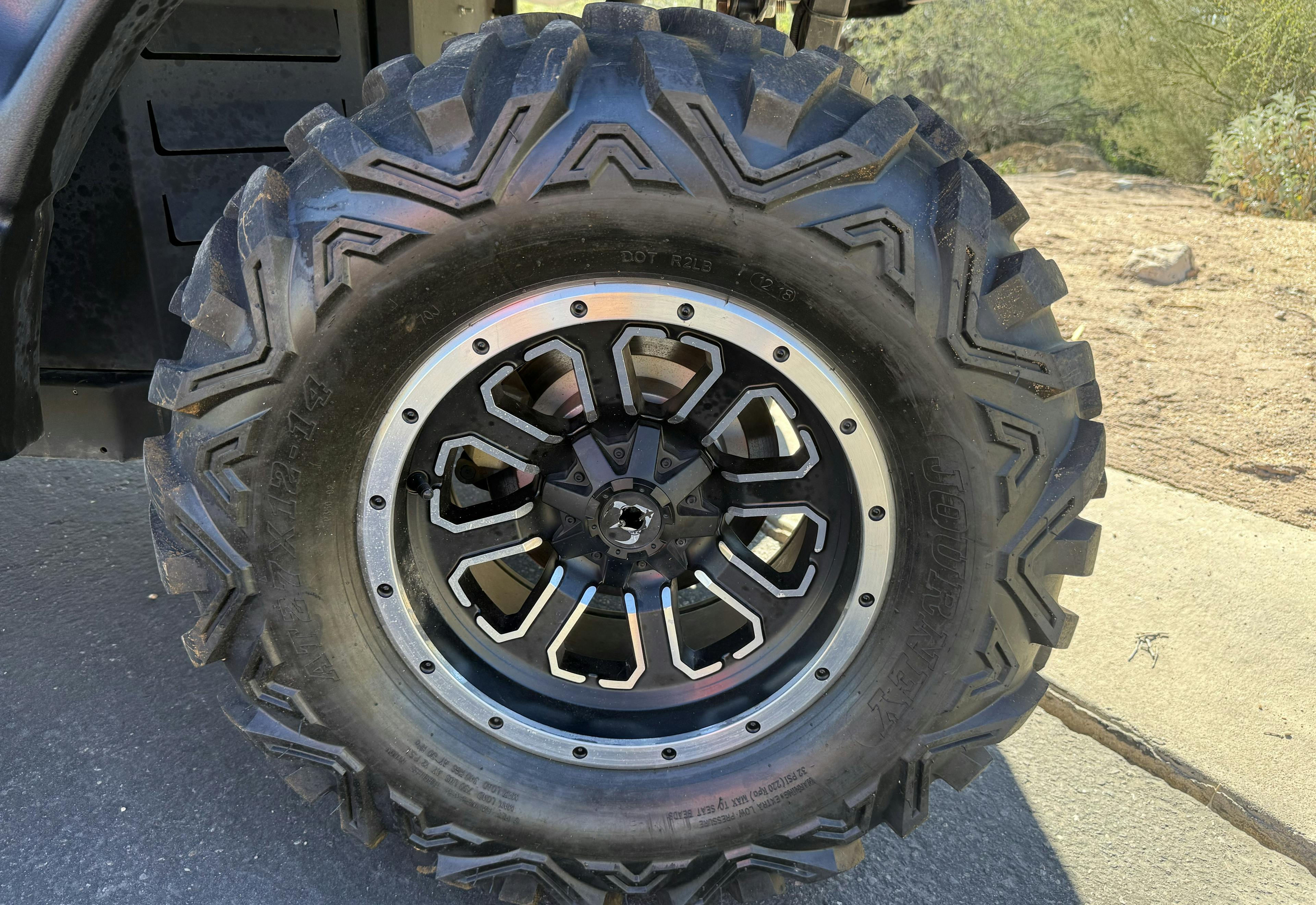2020 Intimidator Classic EV driver rear tire