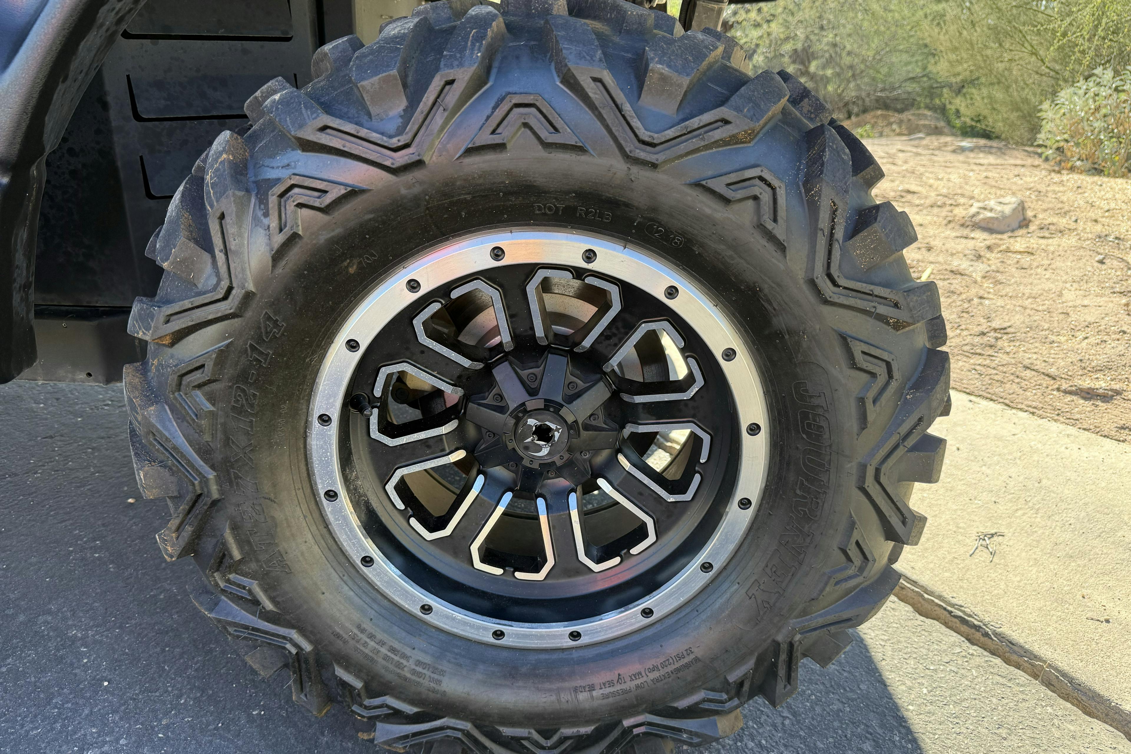 2020 Intimidator Classic EV driver rear tire