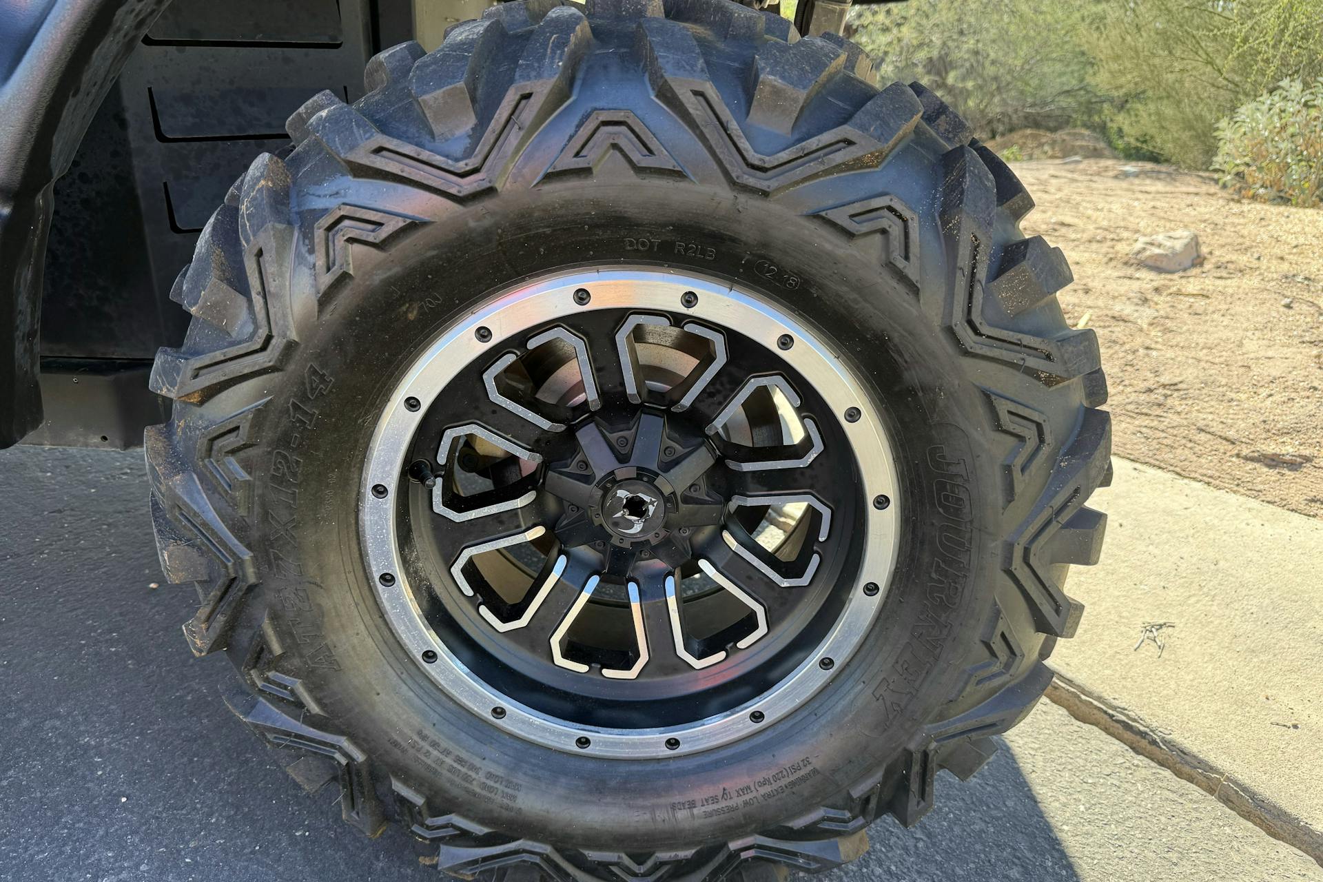 2020 Intimidator Classic EV driver rear tire