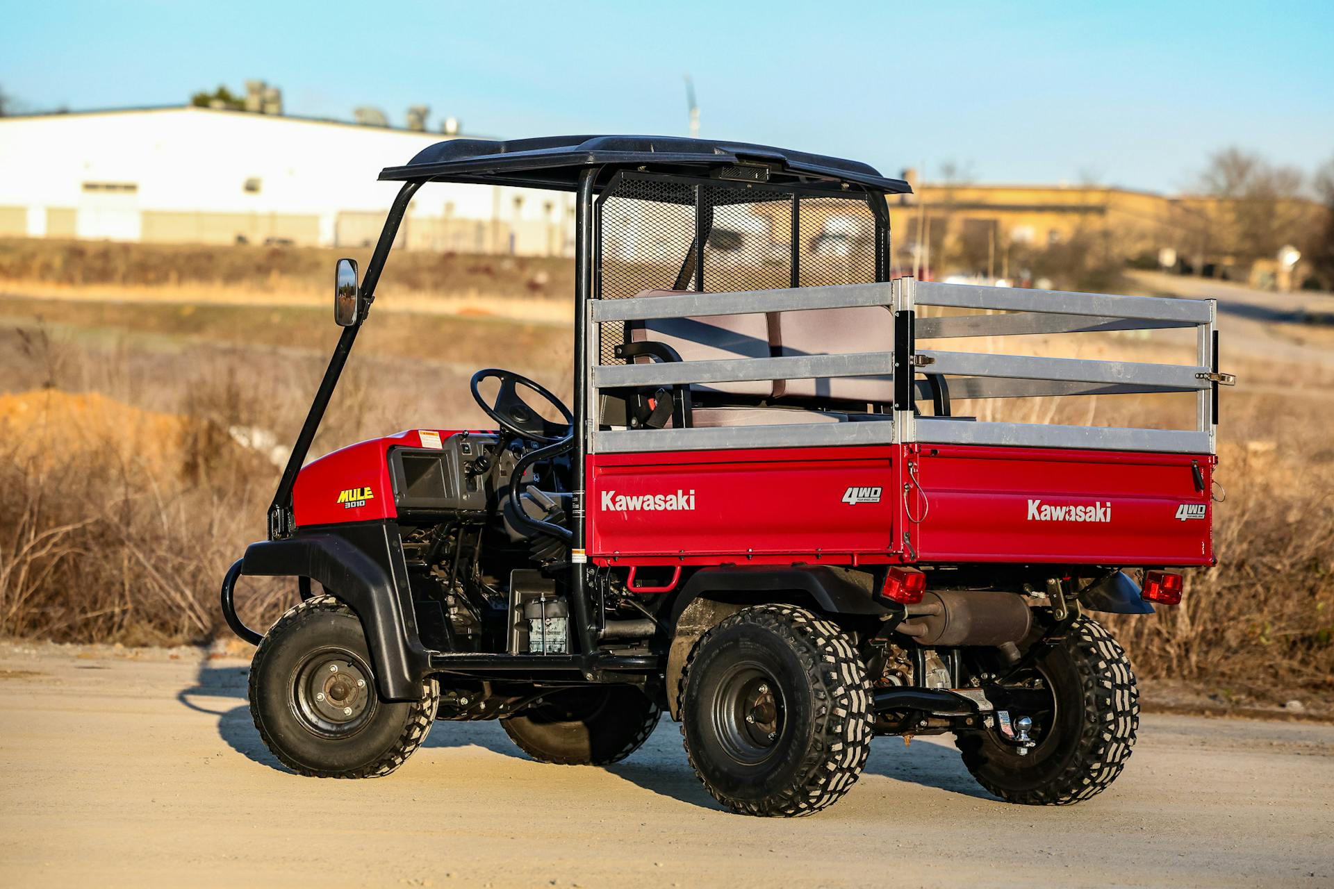 2006 Kawasaki Mule 3010 4x4 driver side rear 3/4