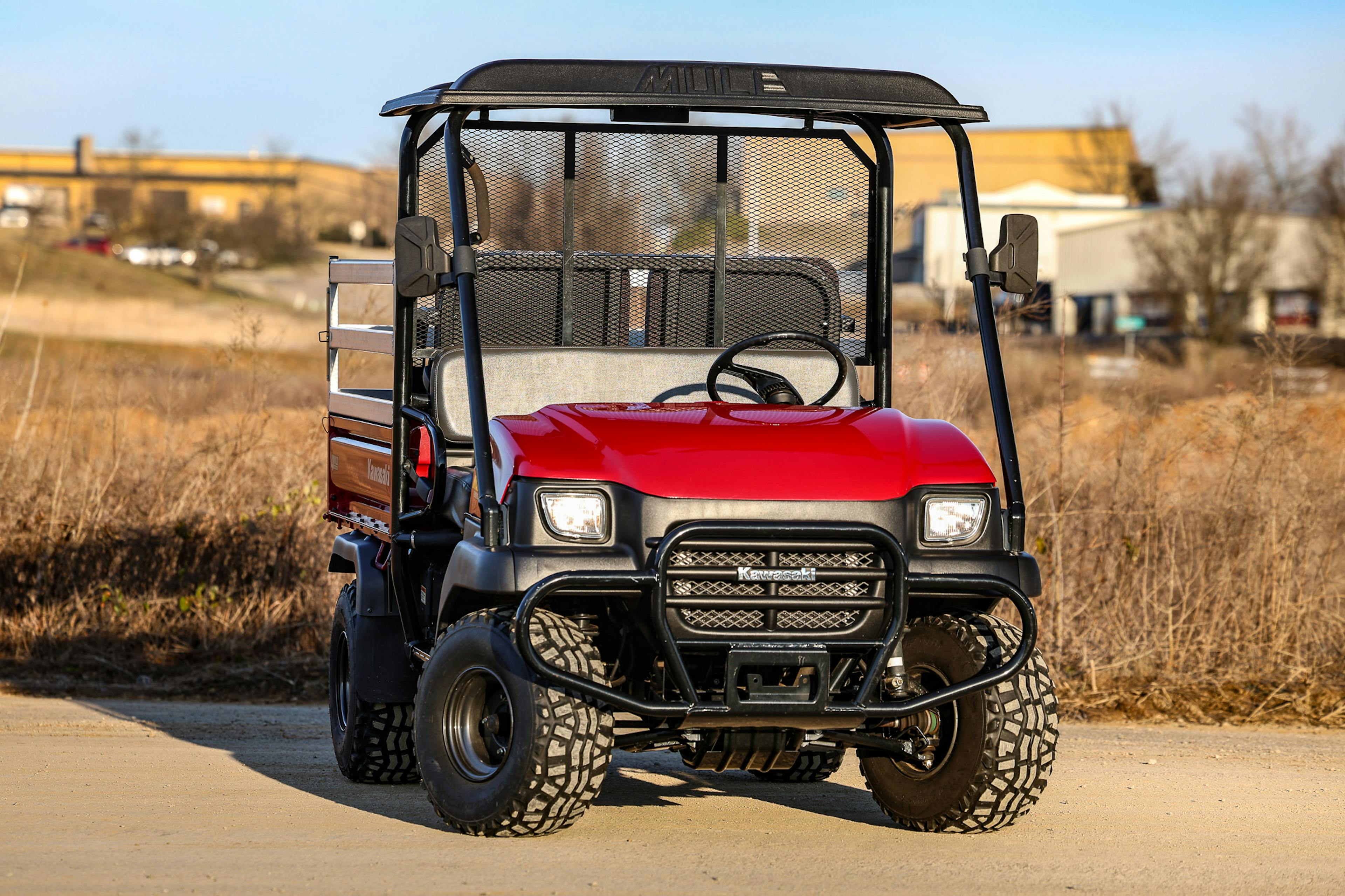 2006 Kawasaki Mule 3010 4x4 passenger side front 3/4 narrow