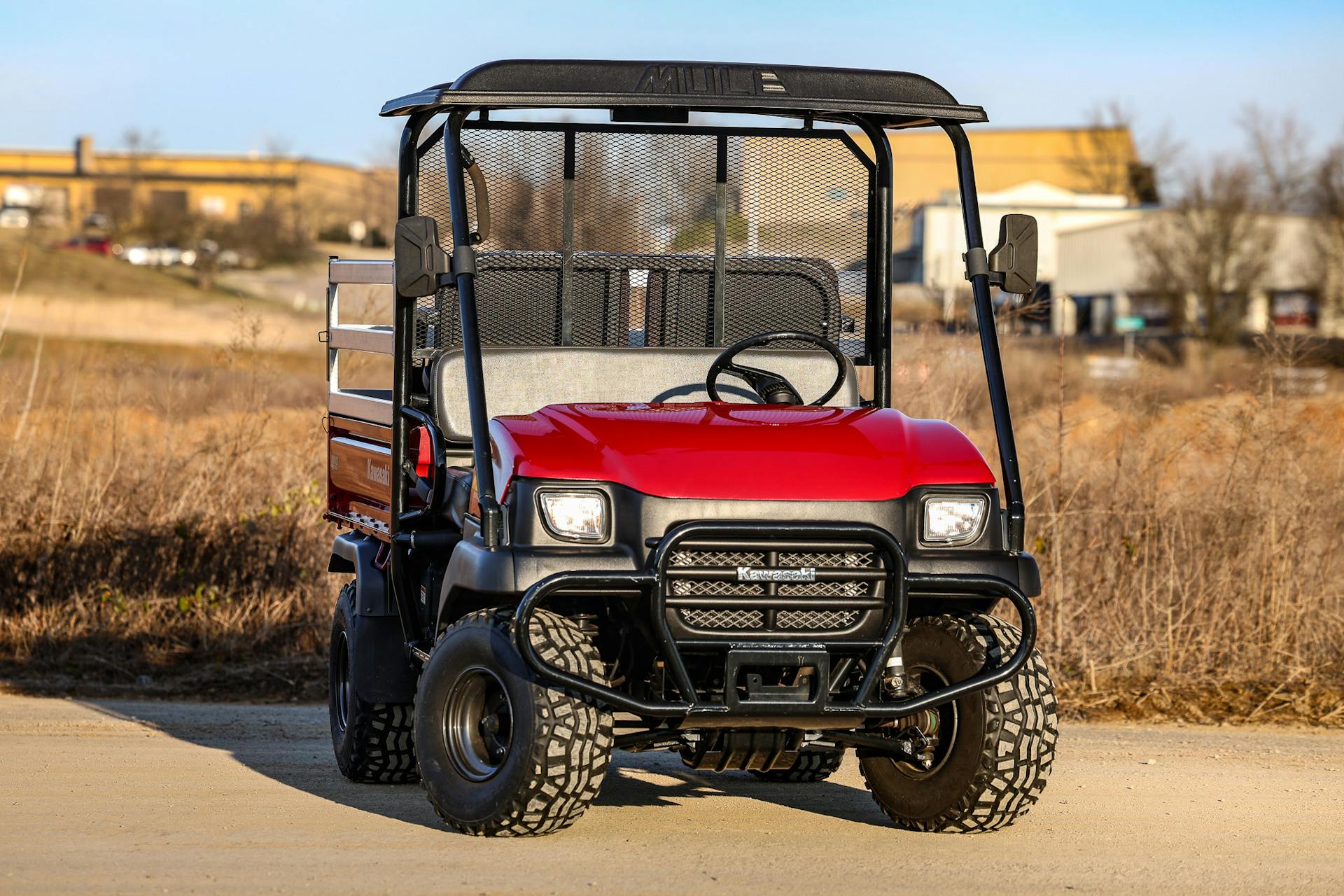2006 Kawasaki Mule 3010 4x4 passenger side front 3/4 narrow