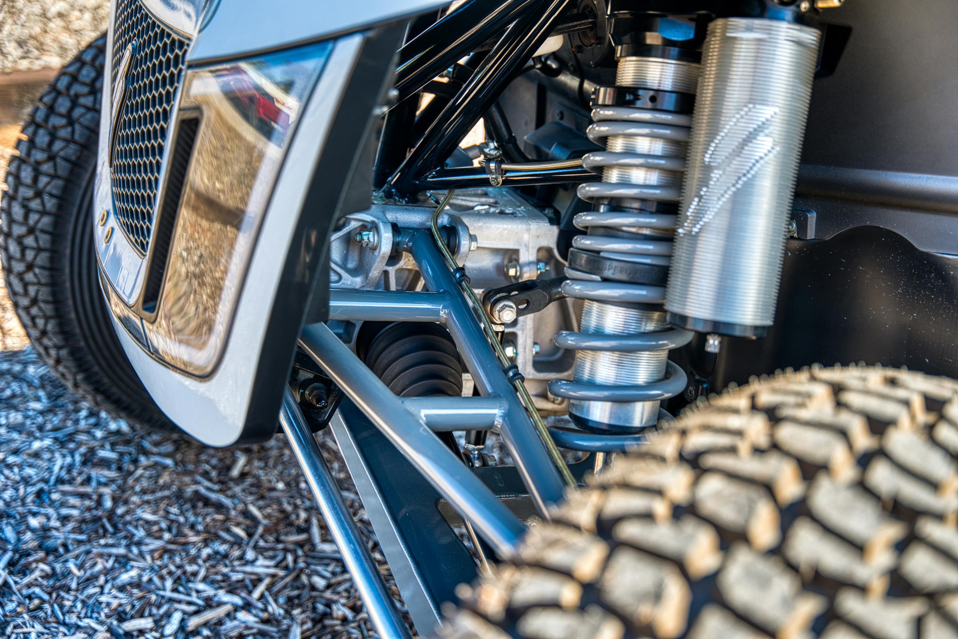 2023 Speed UTV El Jefe driver's front suspension close