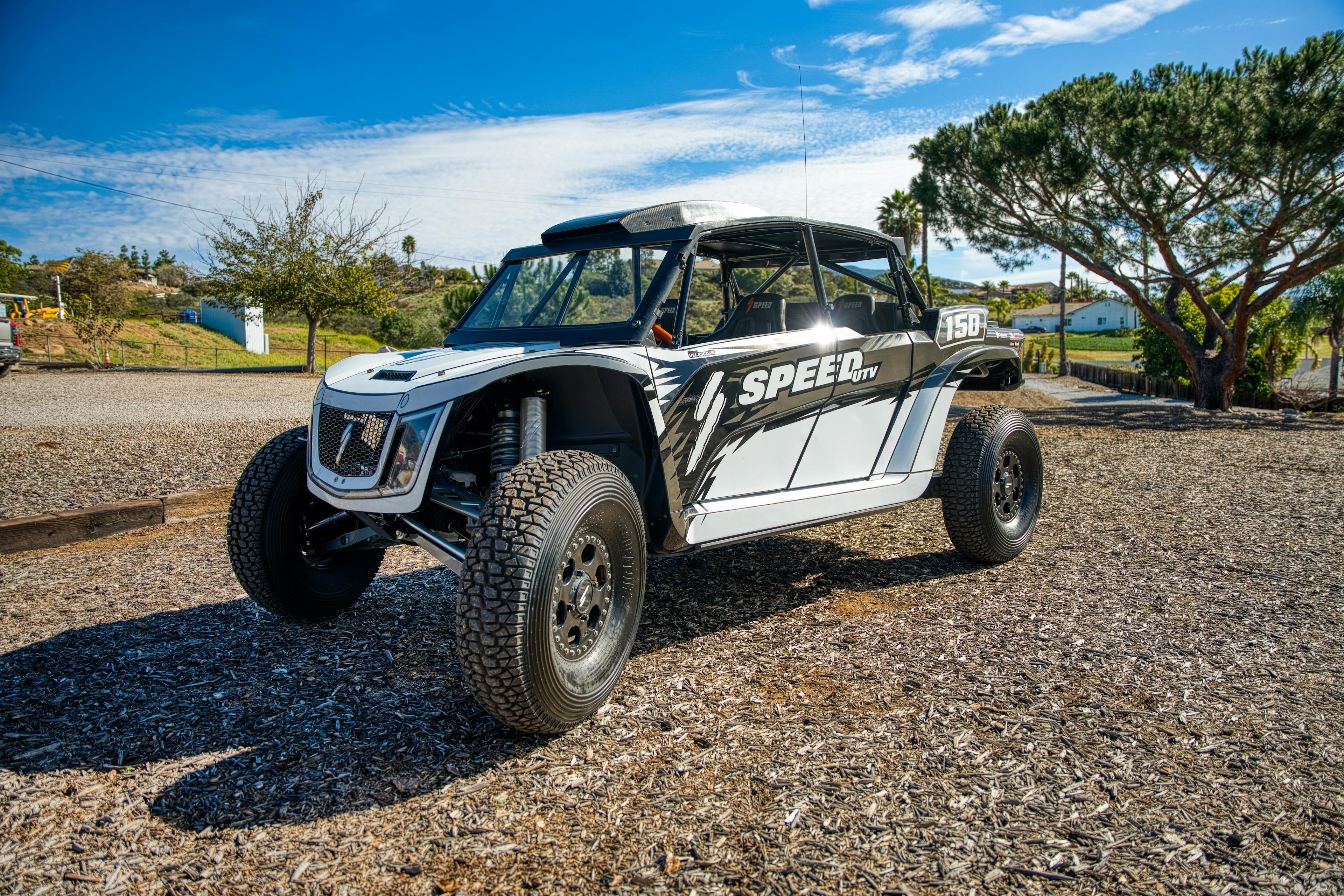 2023 Speed UTV El Jefe front driver 3/4 wide