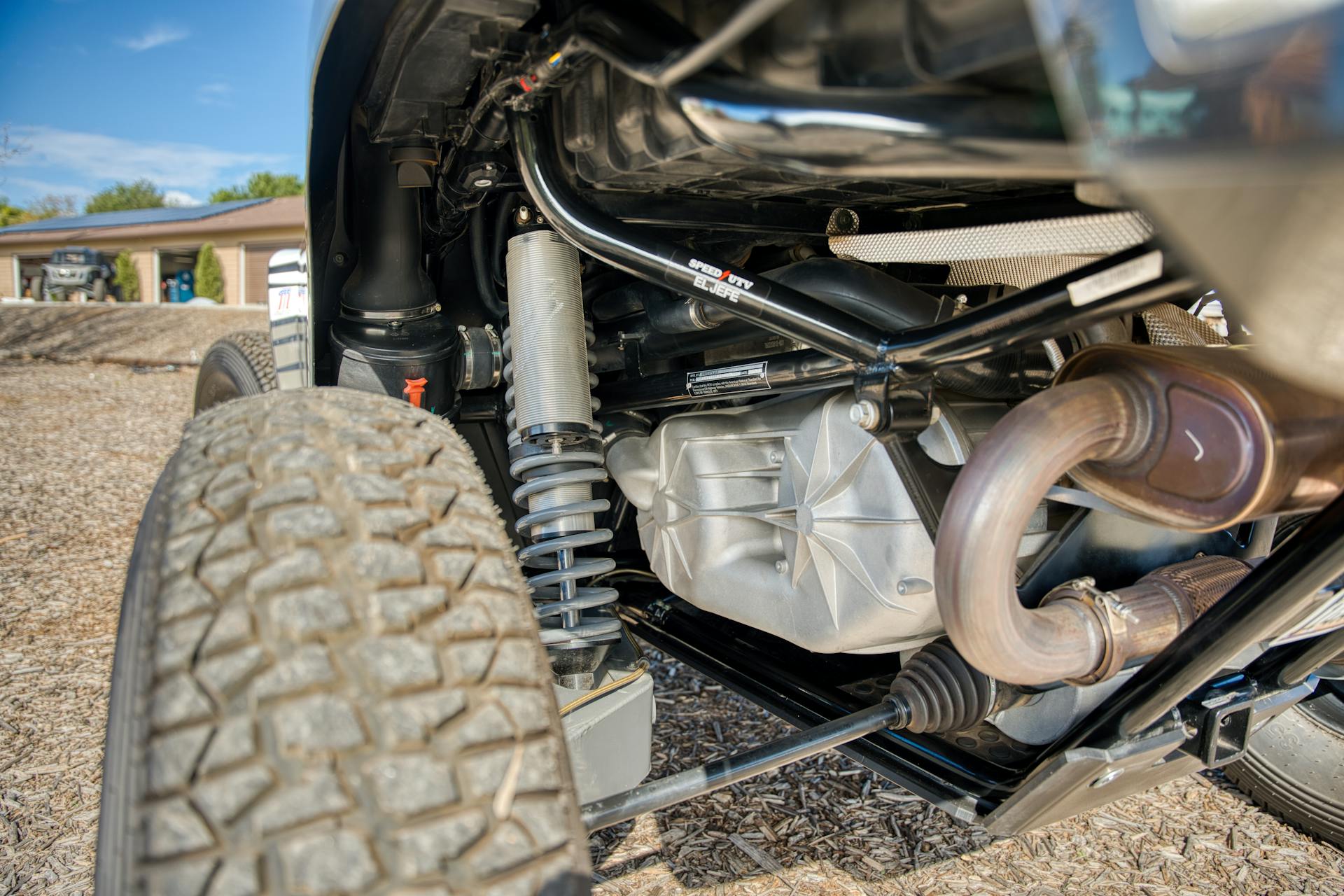 2023 Speed UTV El Jefe driver rear engine bay/exhaust

