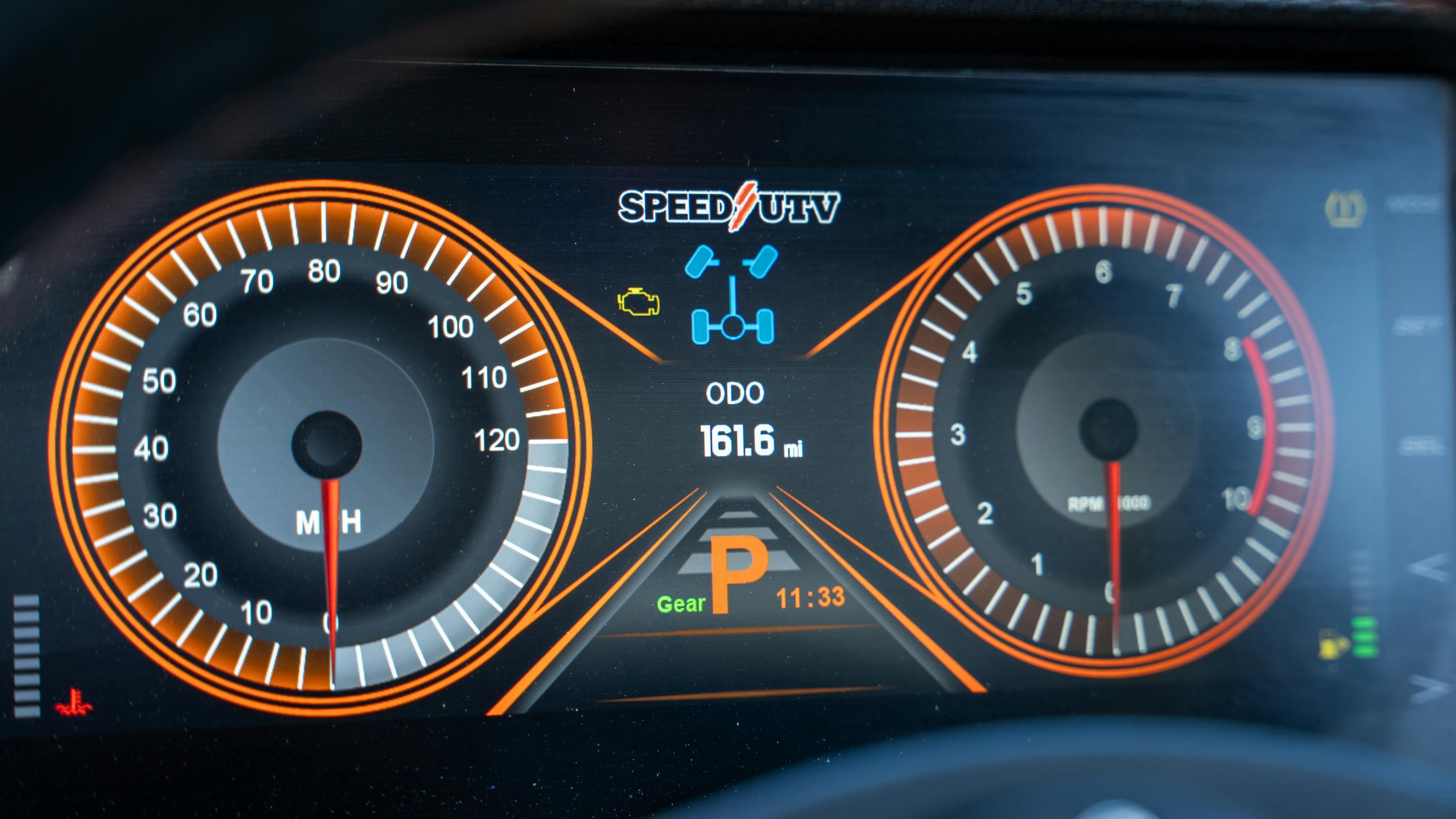 2023 Speed UTV El Jefe odometer