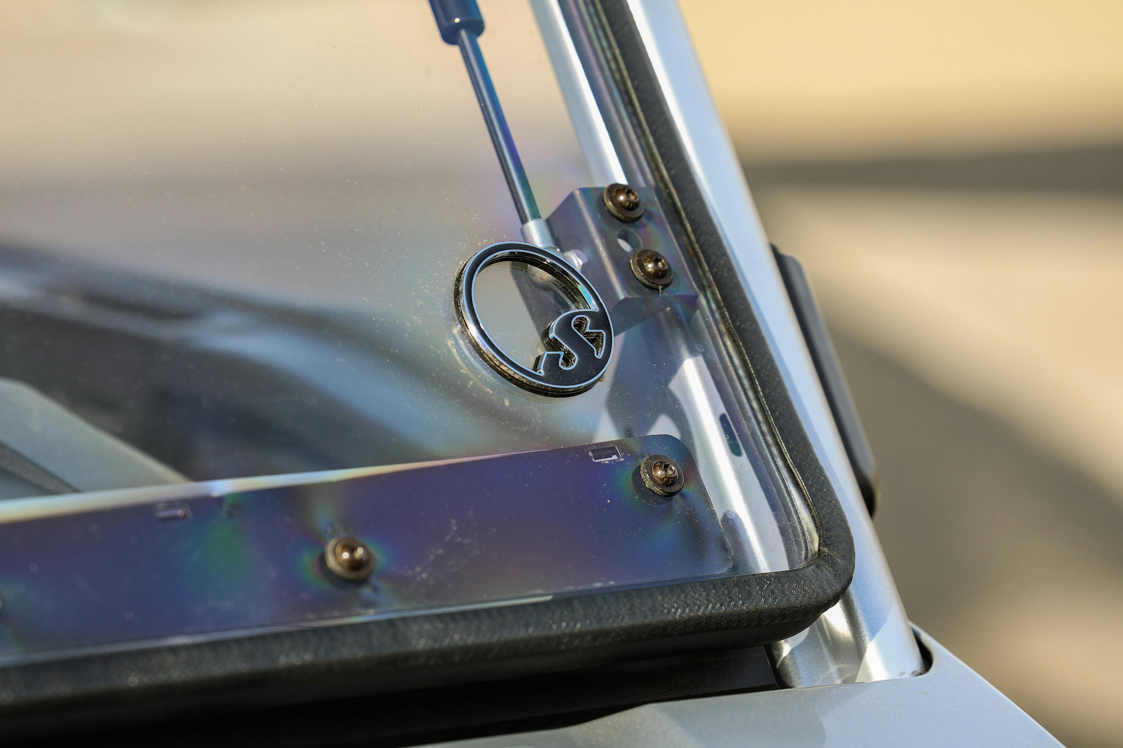 2024 Can-Am Defender HD10 XMR windshield detail