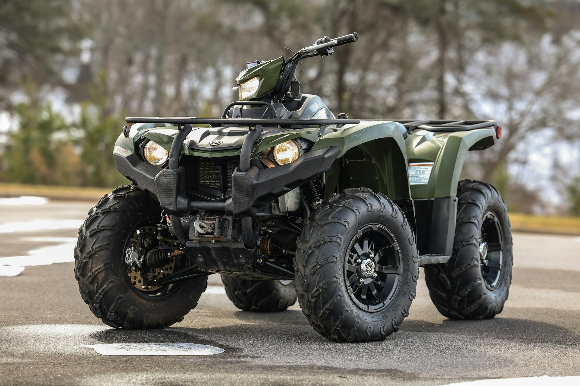 2021 Yamaha Kodiak 450 front 3/4 driver
