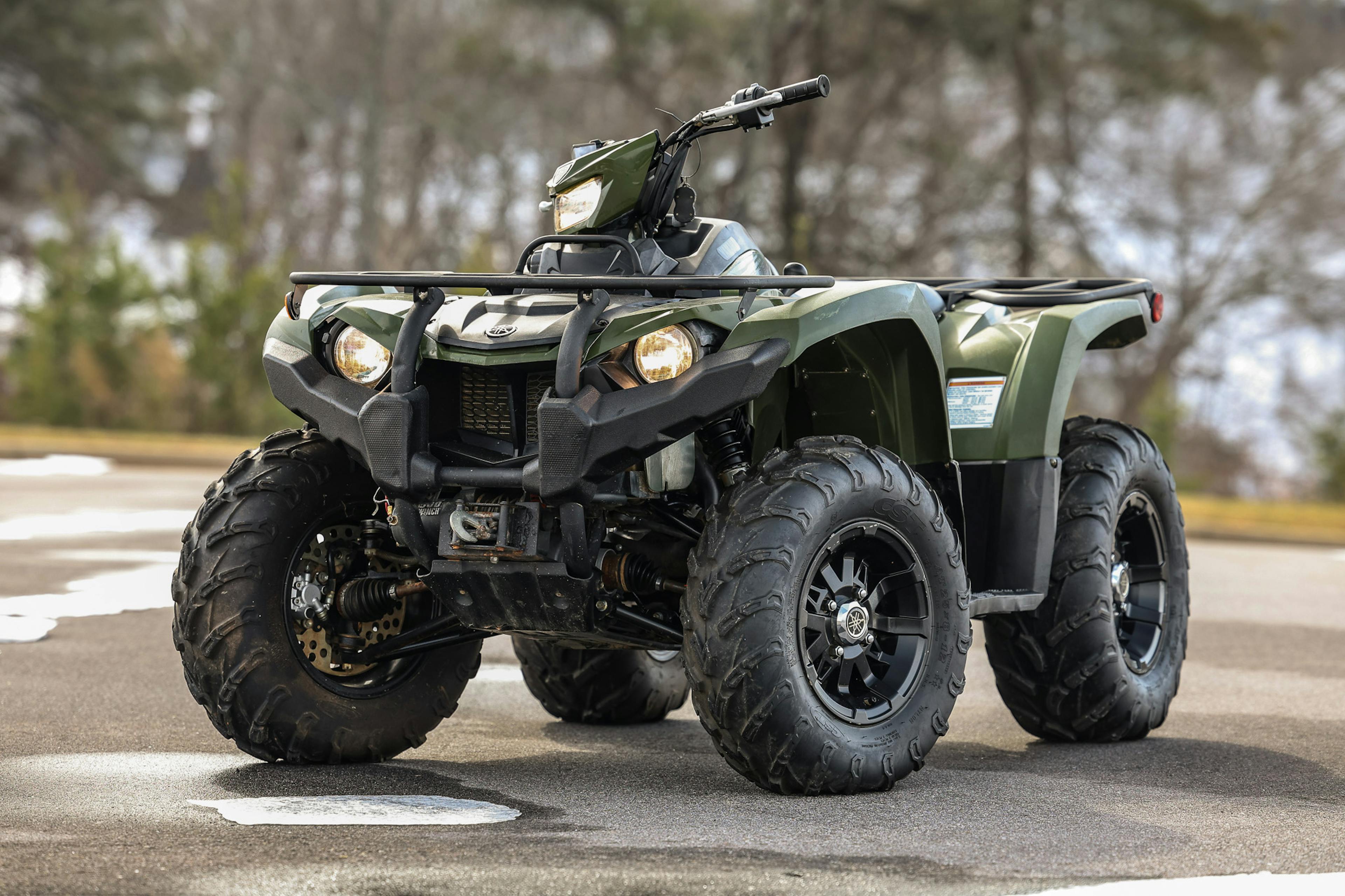 2021 Yamaha Kodiak 450 front 3/4 driver