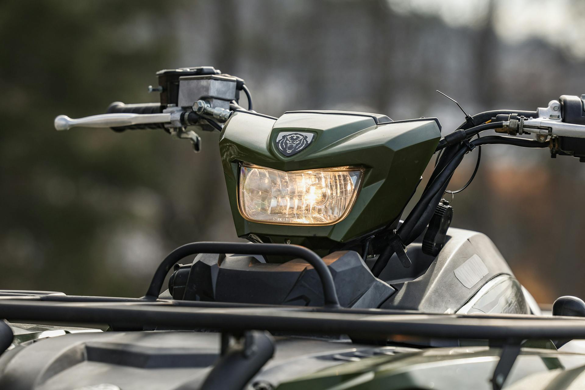 2021 Yamaha Kodiak 450 handlebar light