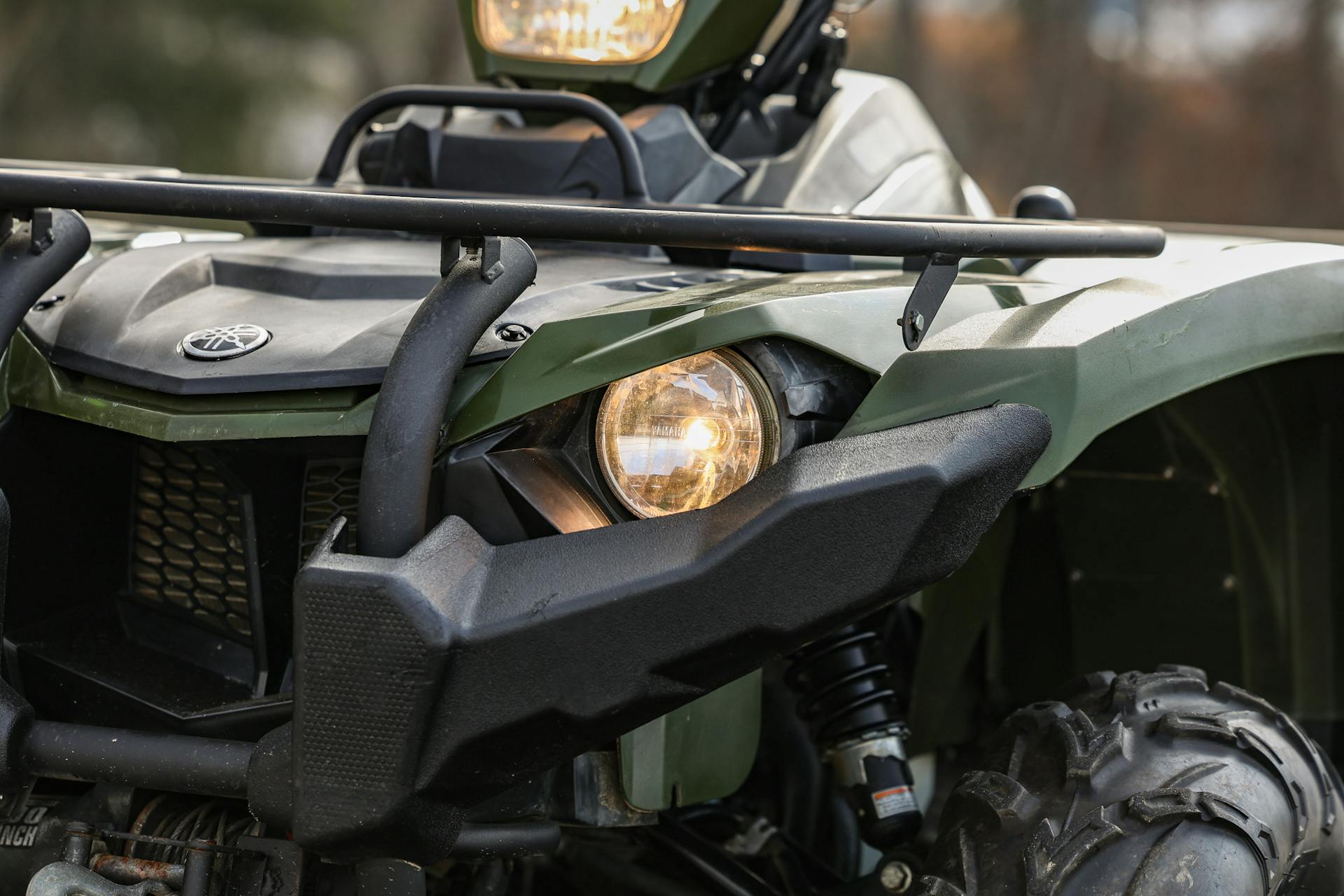 2021 Yamaha Kodiak 450 driver headlight