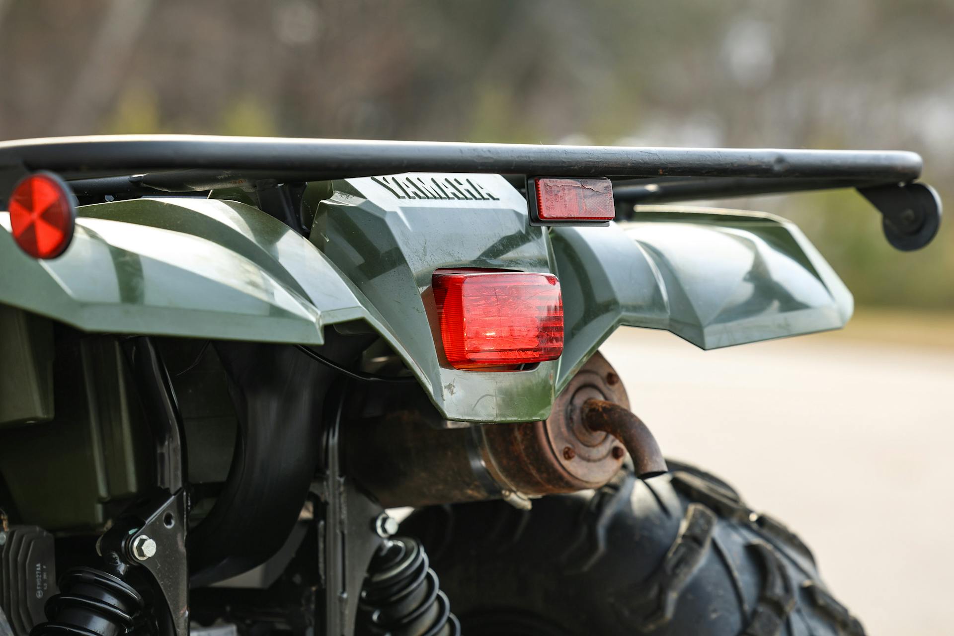 2021 Yamaha Kodiak 450 taillight/rear rack