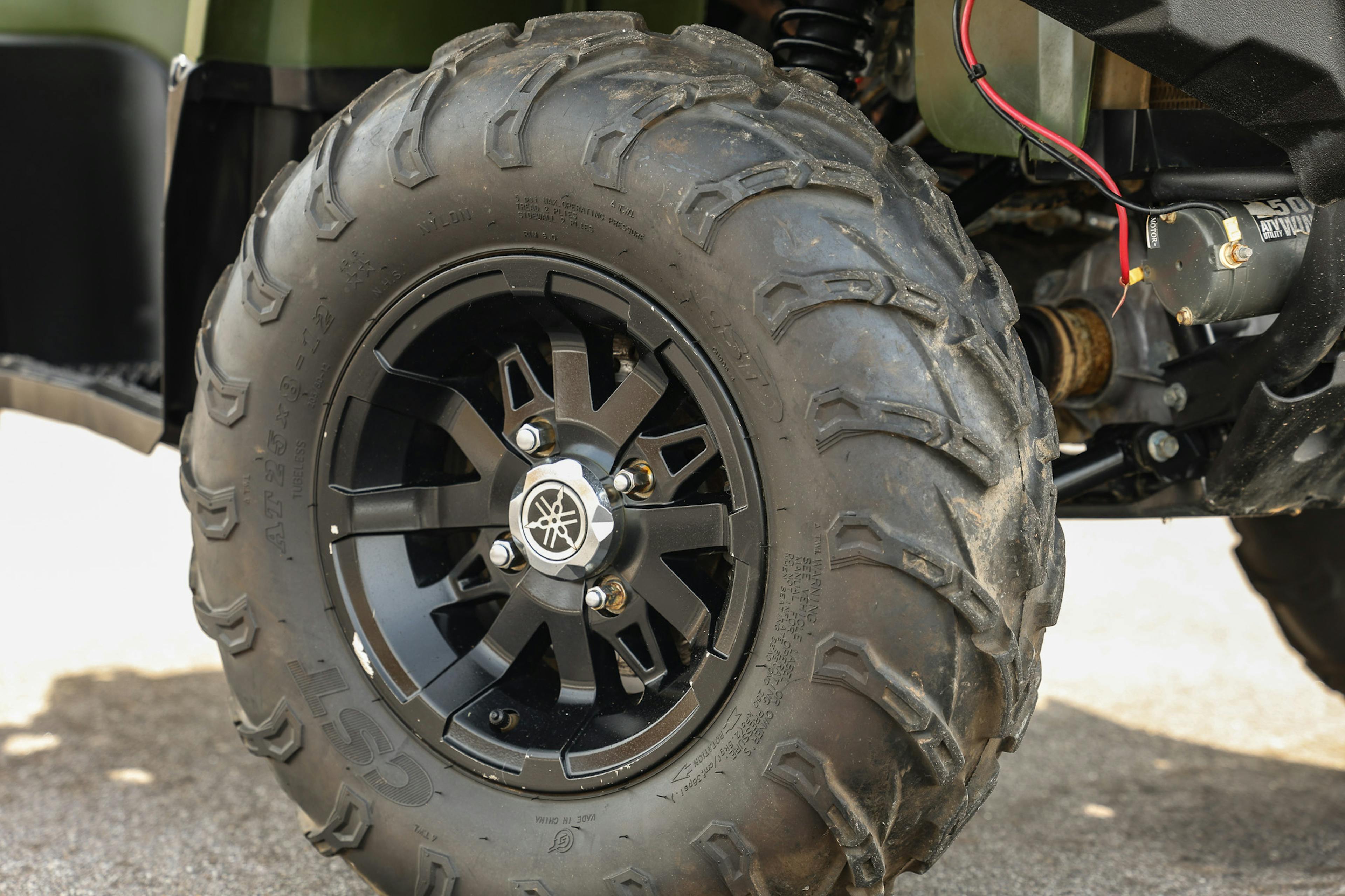 2021 Yamaha Kodiak 450 passenger front tire
