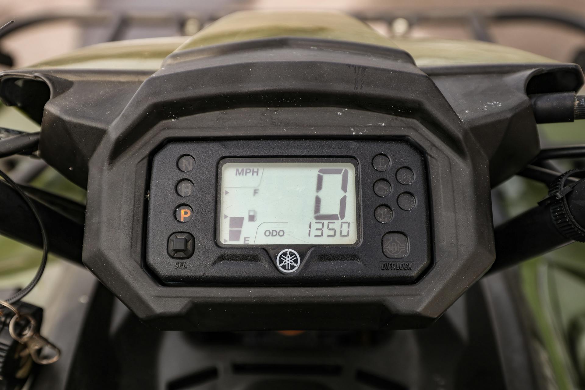 2021 Yamaha Kodiak 450 odometer
