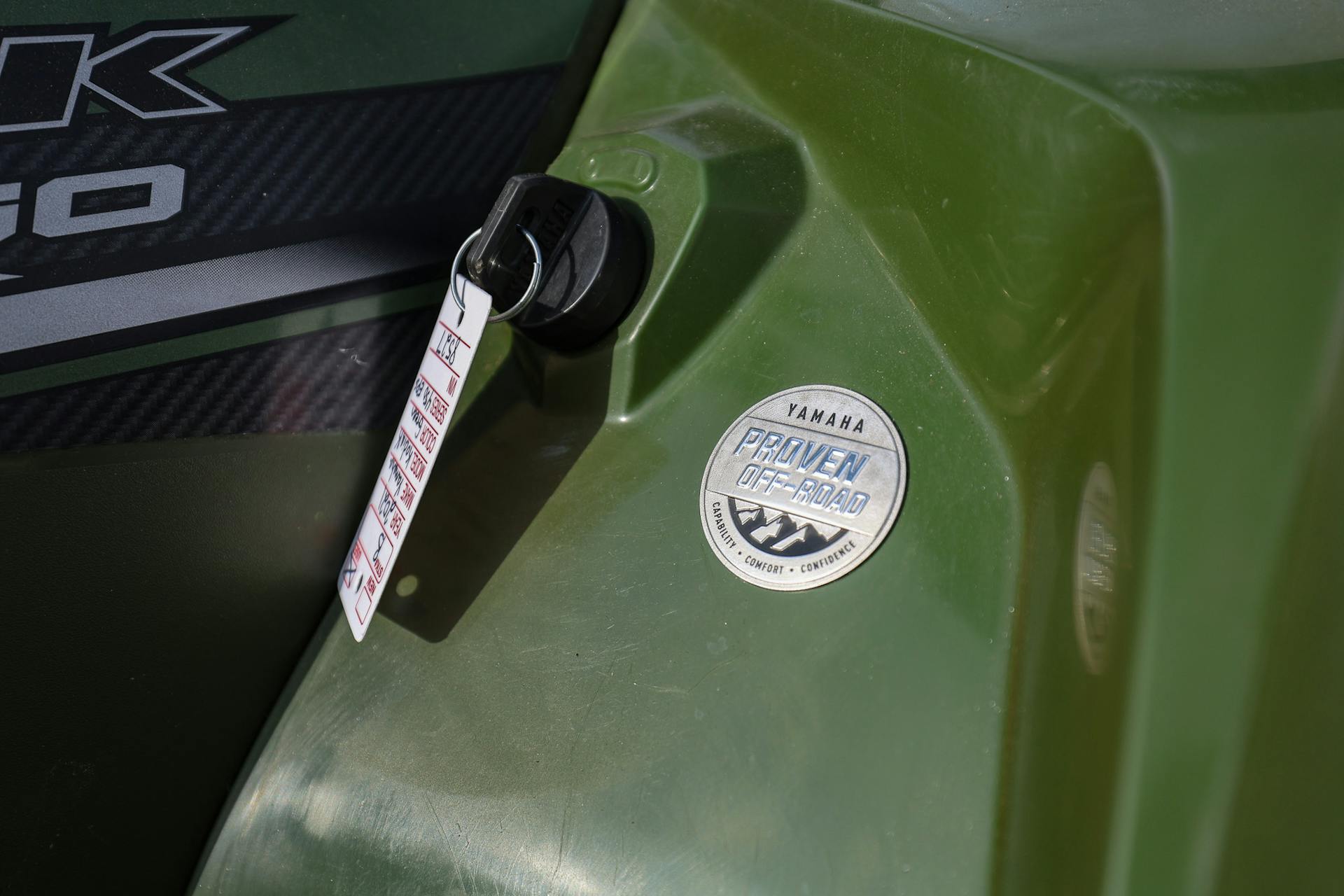 2021 Yamaha Kodiak 450 trail proven badge