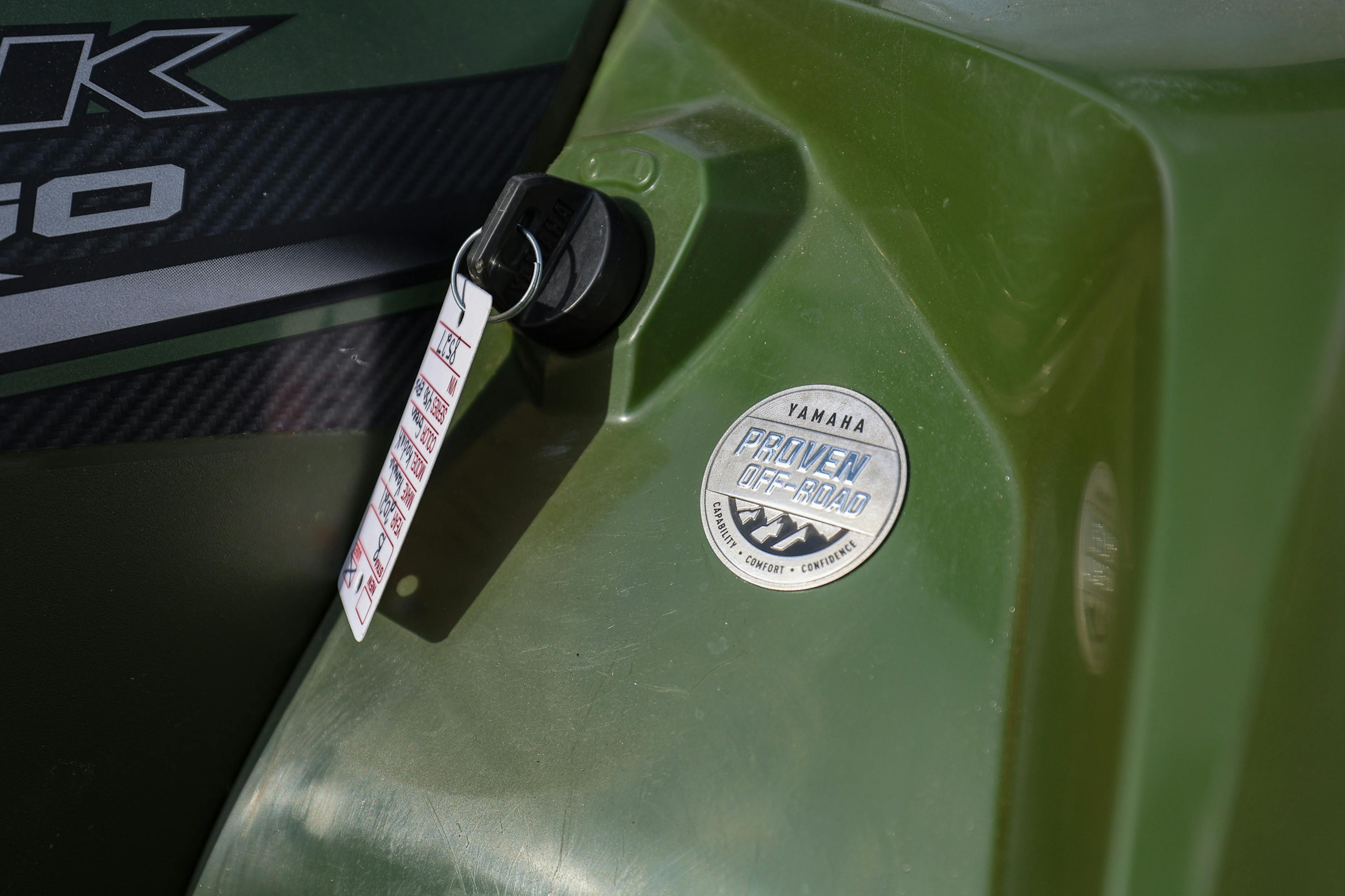 2021 Yamaha Kodiak 450 trail proven badge