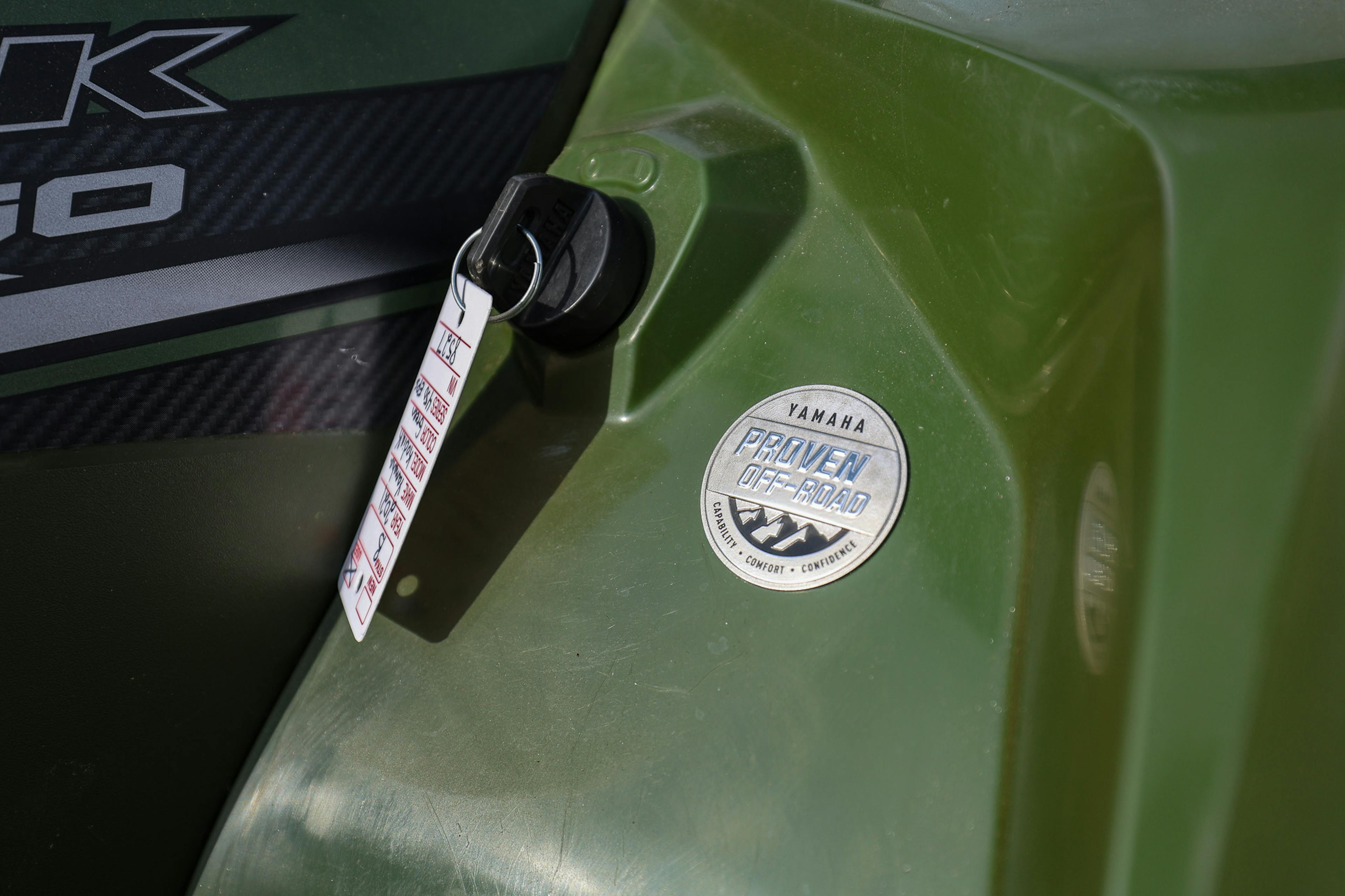 2021 Yamaha Kodiak 450 trail proven badge