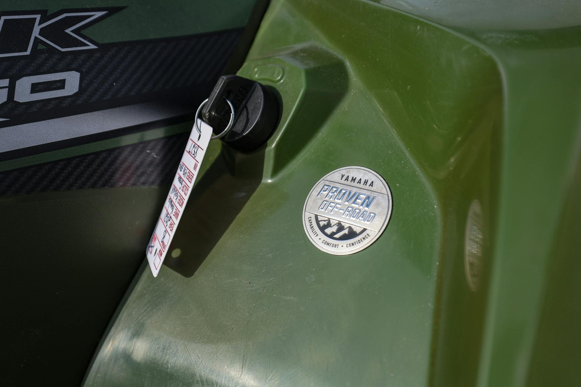 2021 Yamaha Kodiak 450 trail proven badge