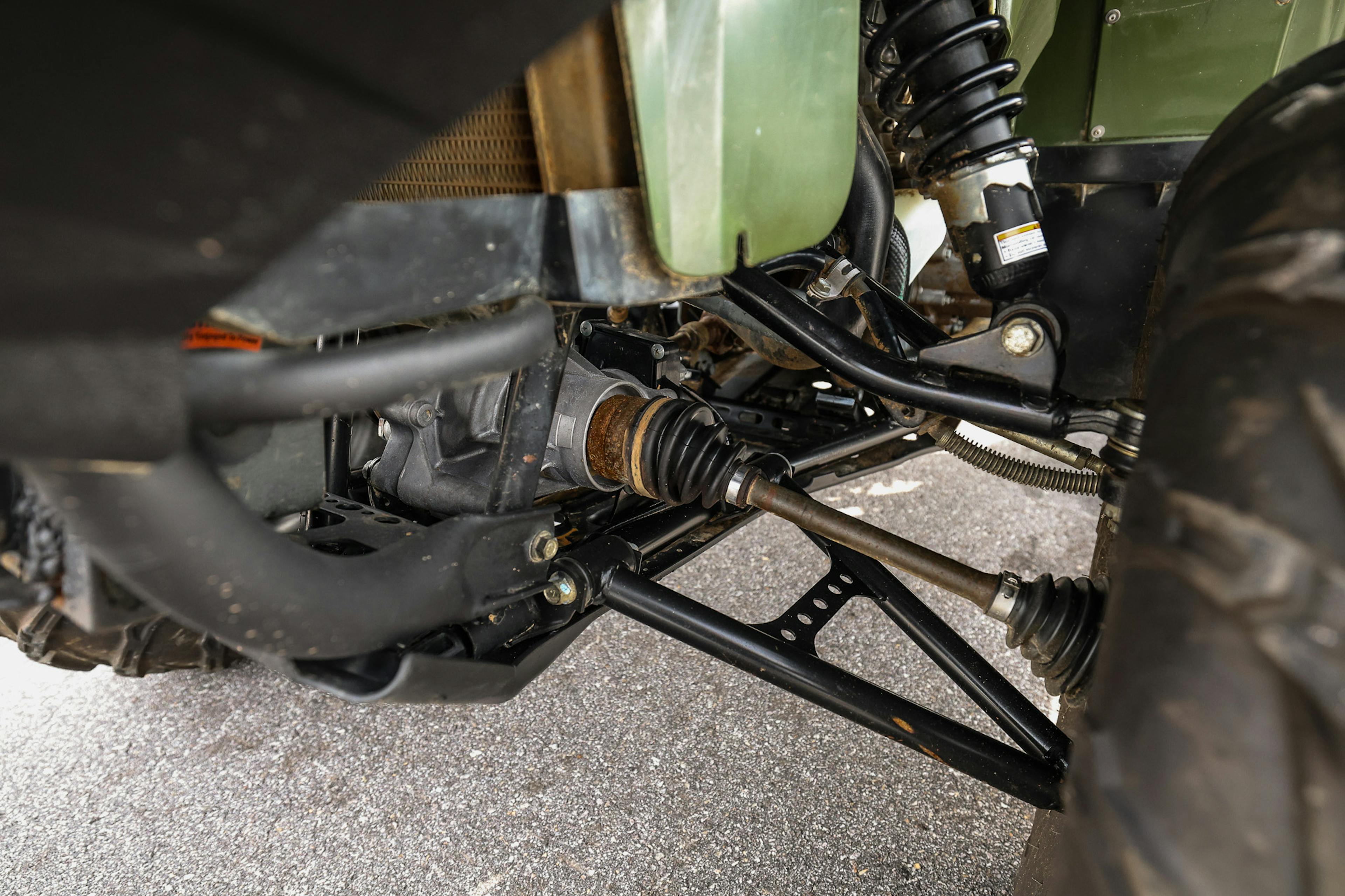 2021 Yamaha Kodiak 450 driver front suspension 