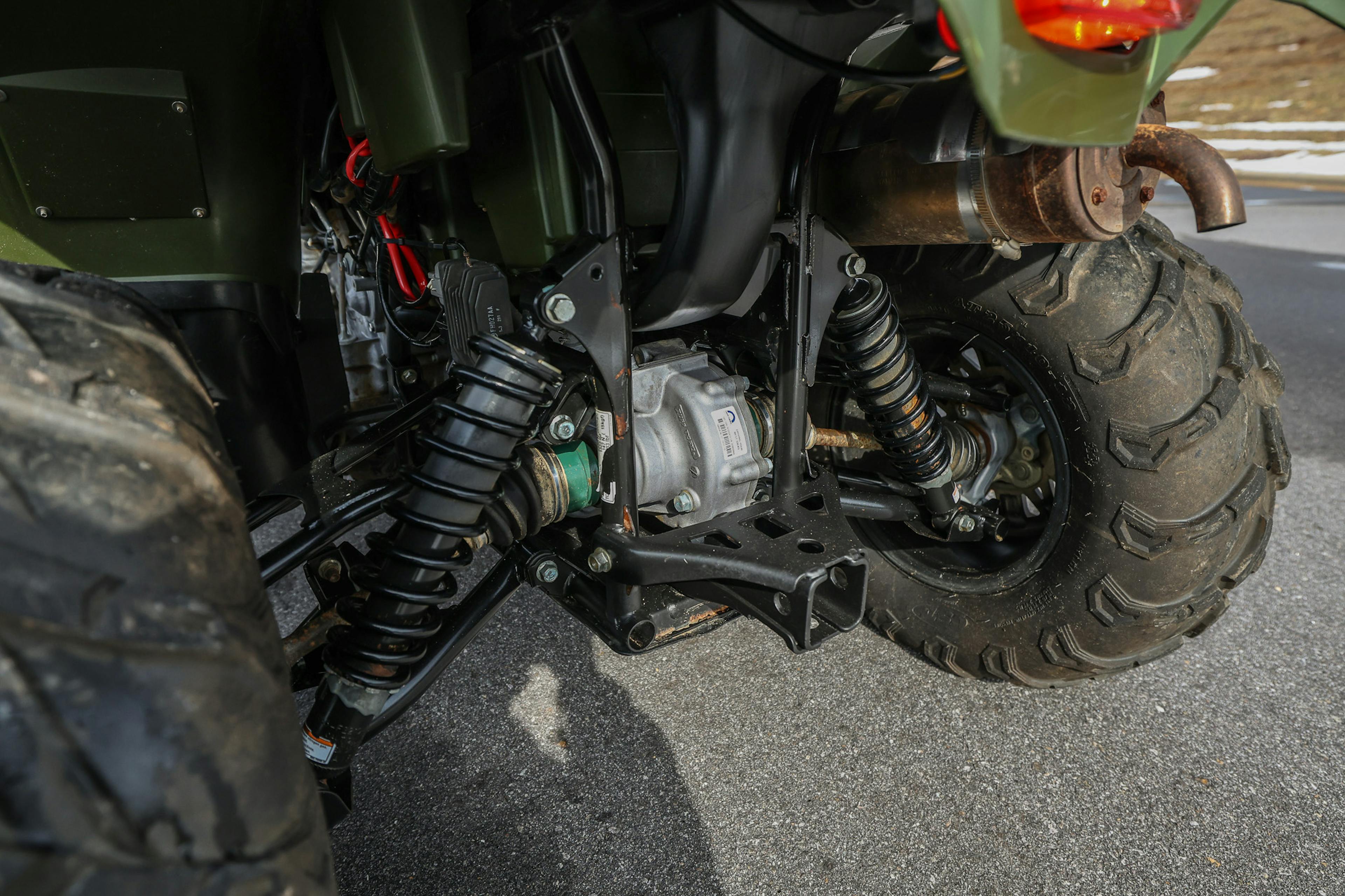 2021 Yamaha Kodiak 450 rear suspension