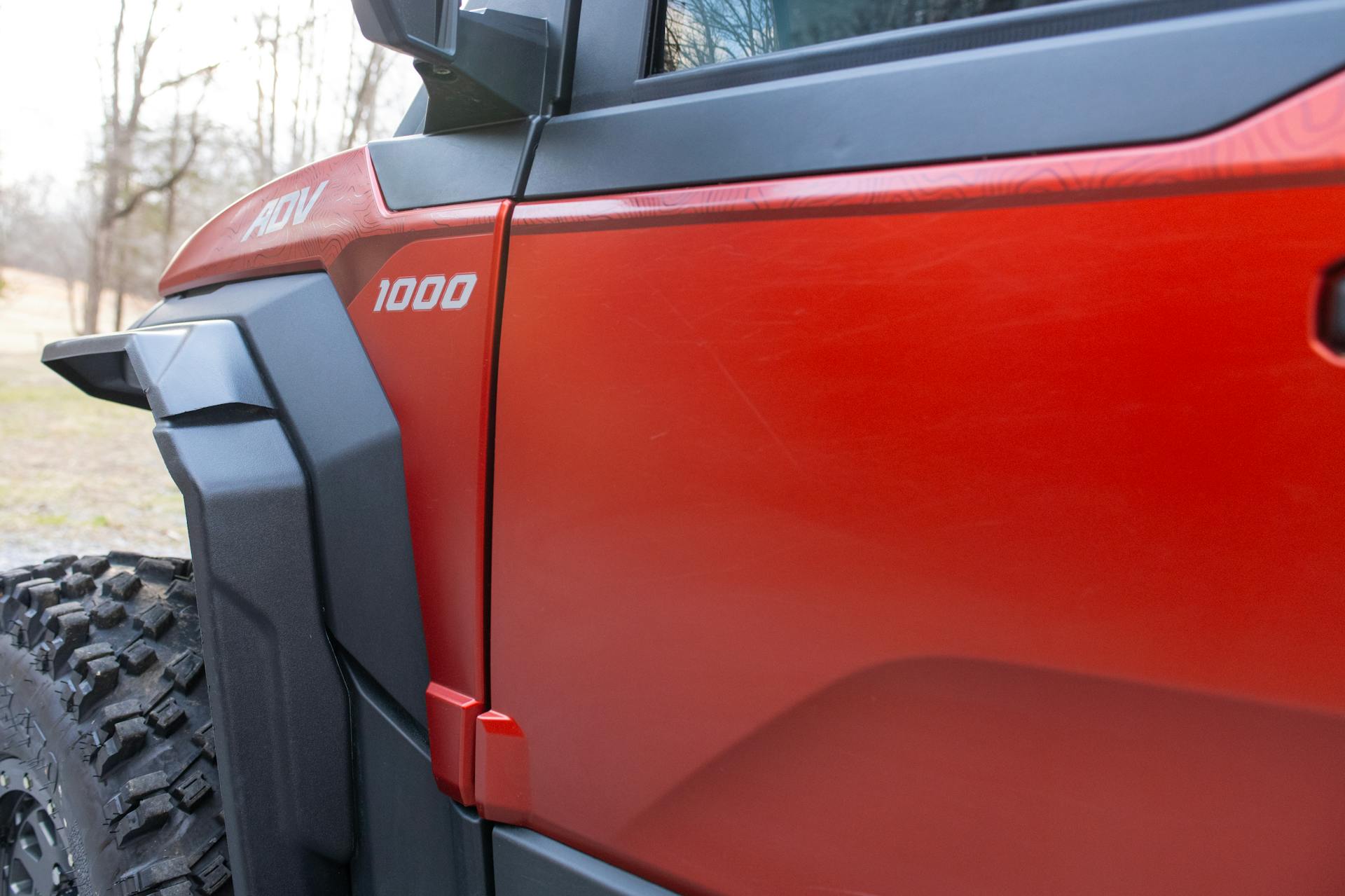 2024 Polaris Xpedition ADV Northstar  driver side scratches, fender flare