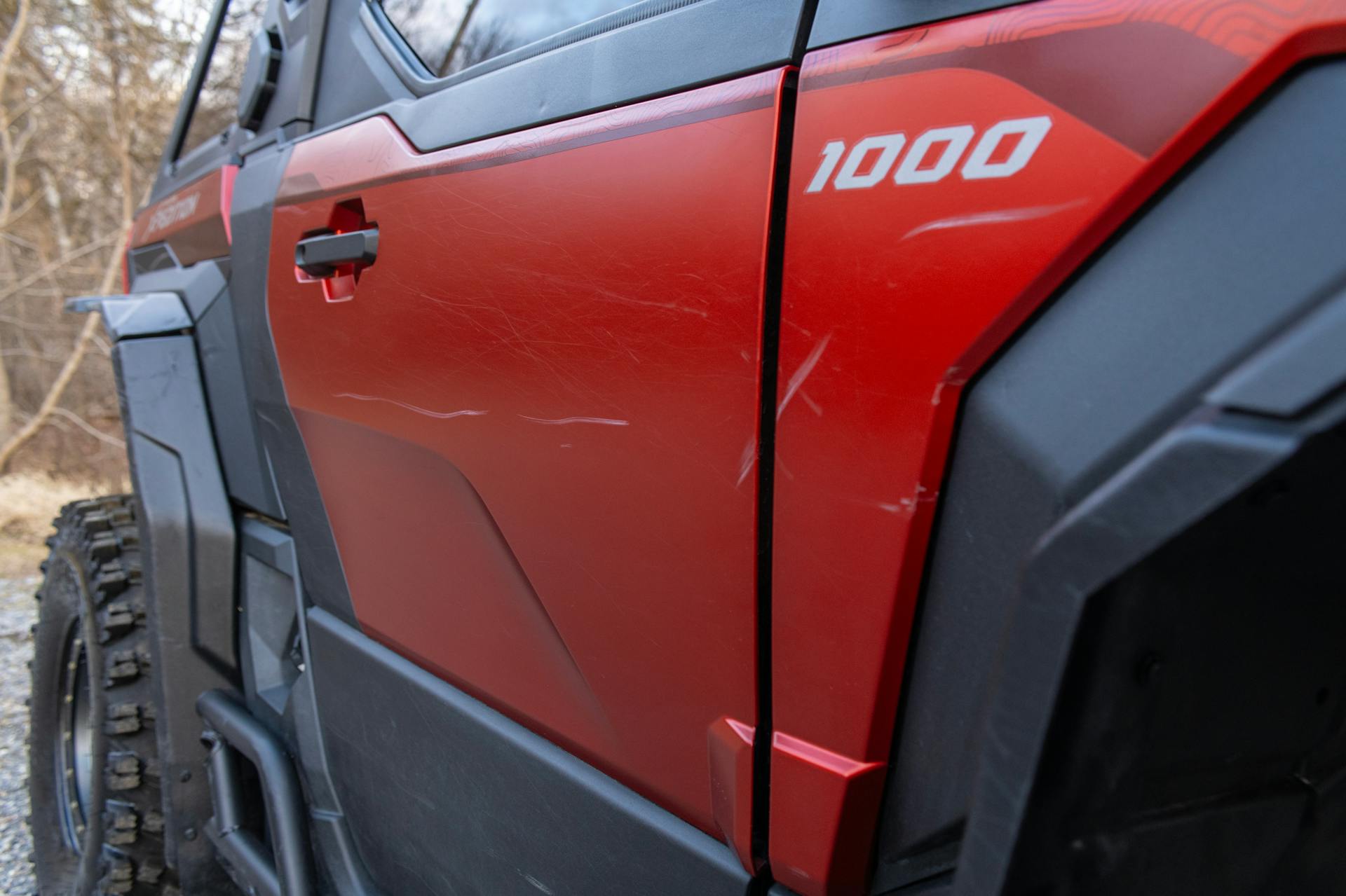 2024 Polaris Xpedition ADV Northstar  passenger door scratches