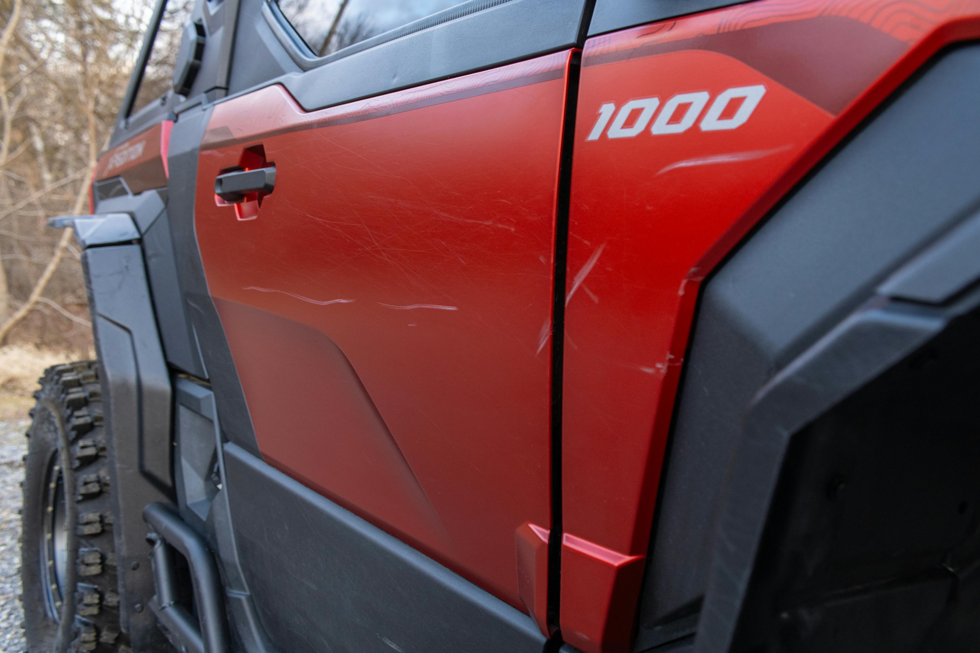 2024 Polaris Xpedition ADV Northstar  passenger door scratches