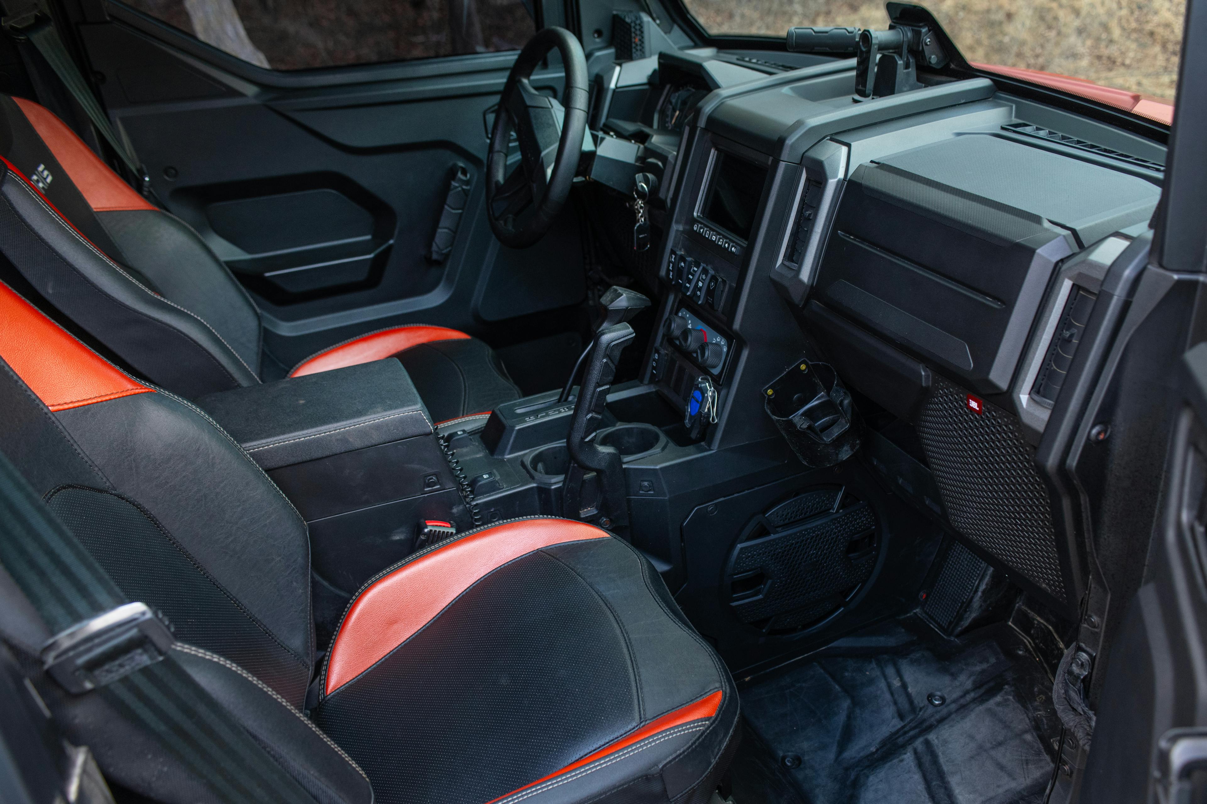 2024 Polaris Xpedition ADV Northstar  interior front from passenger side