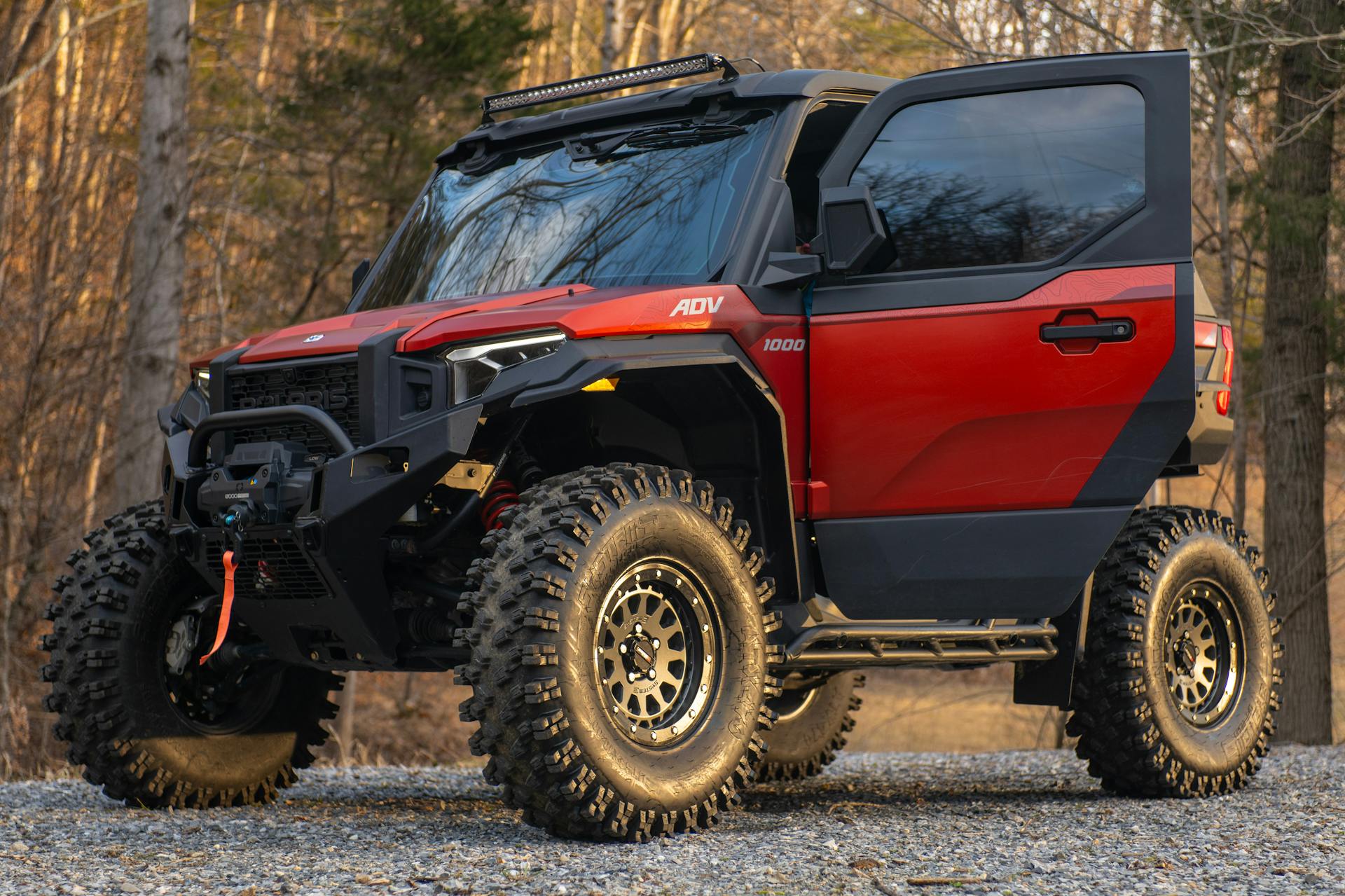 2024 Polaris Xpedition ADV Northstar  front 3/4 close door open