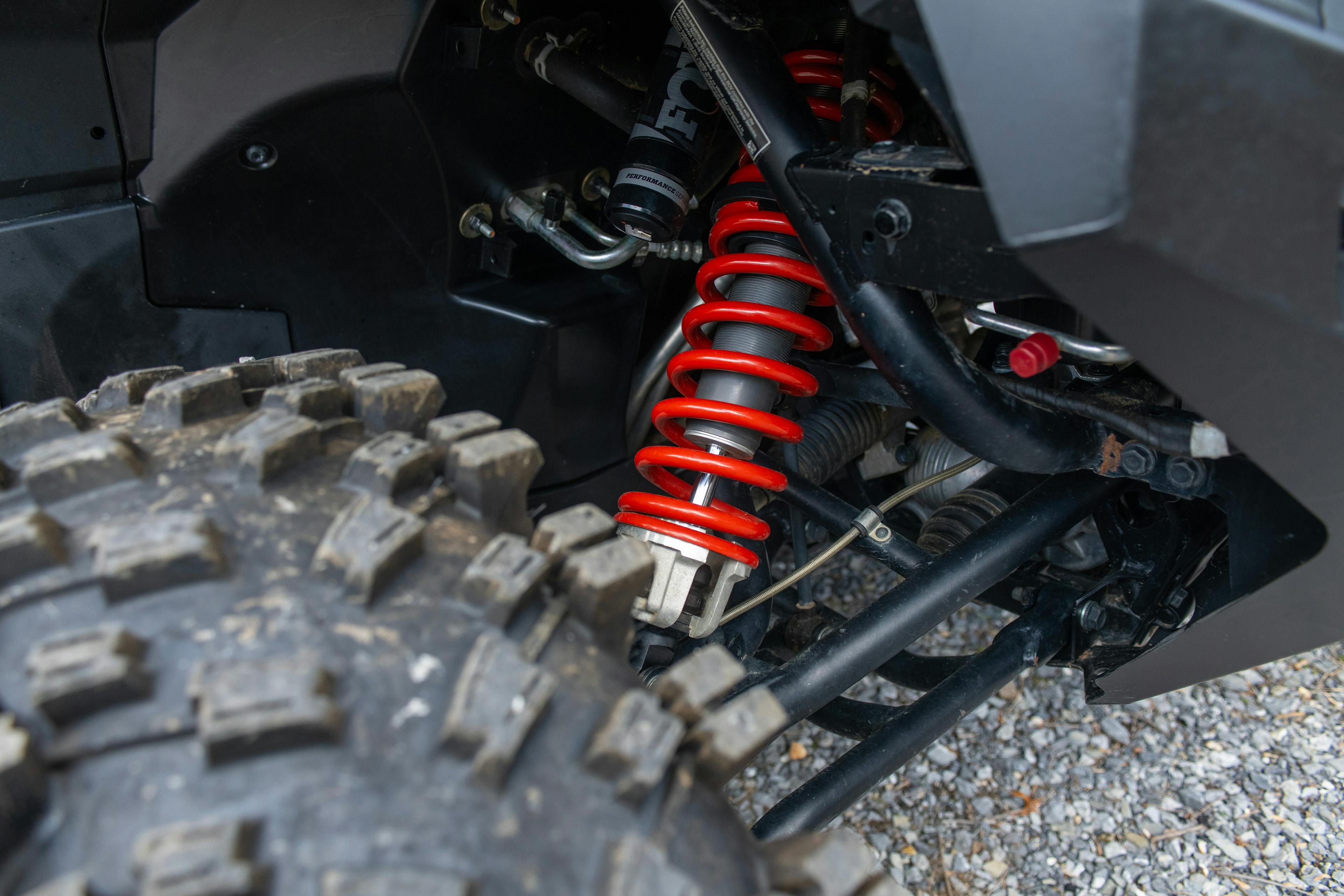 2024 Polaris Xpedition ADV Northstar  passenger side front suspension
