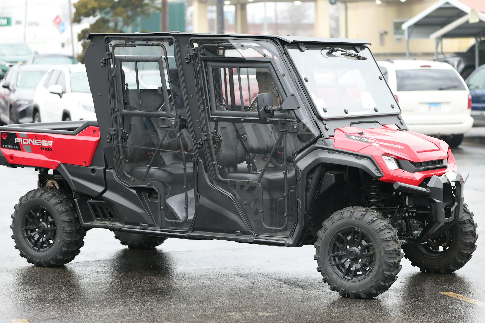 2024 Honda Pioneer 1000-6 DLX passenger front 3/4 wide