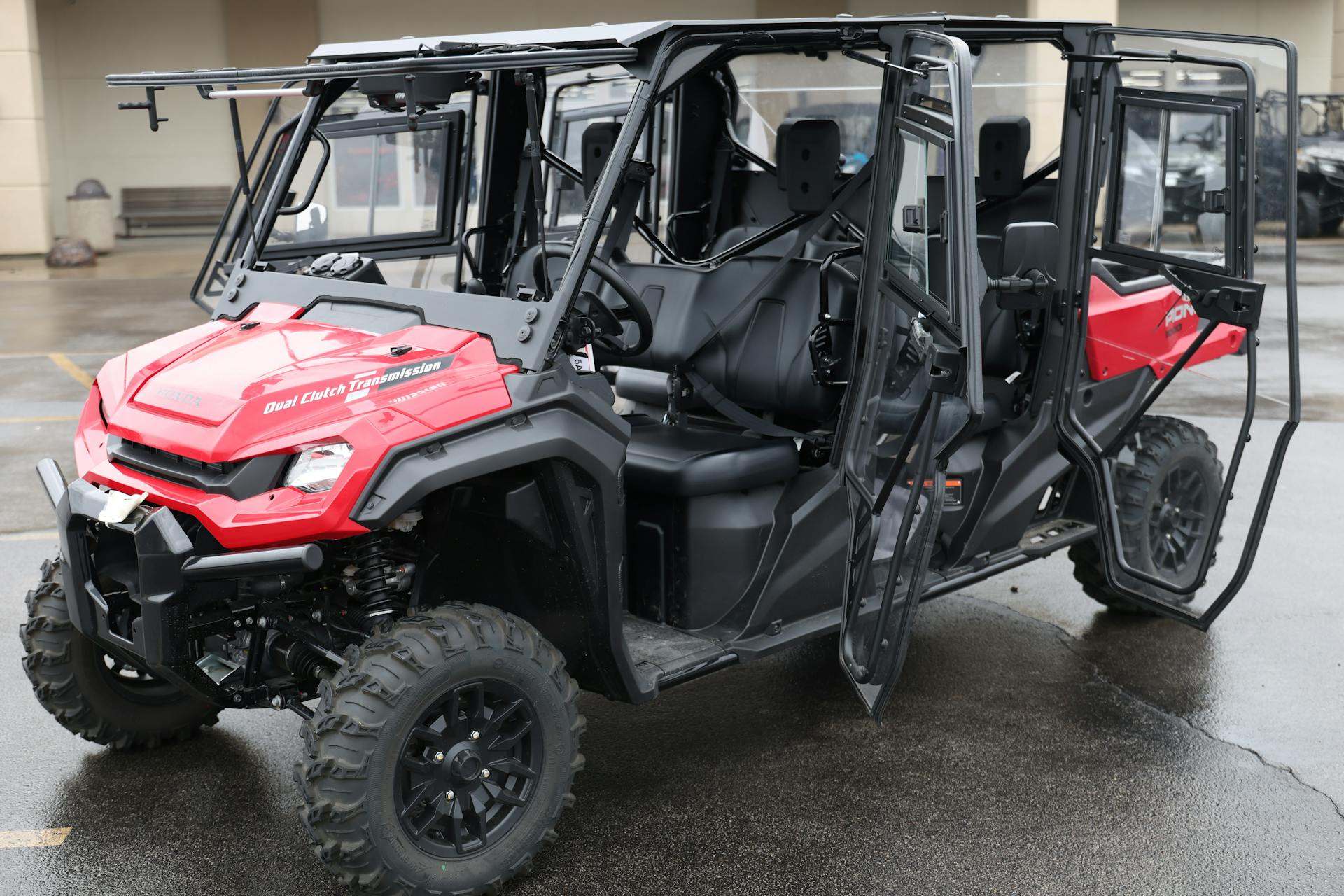 2024 Honda Pioneer 1000-6 DLX front 3/4 doors/windows open