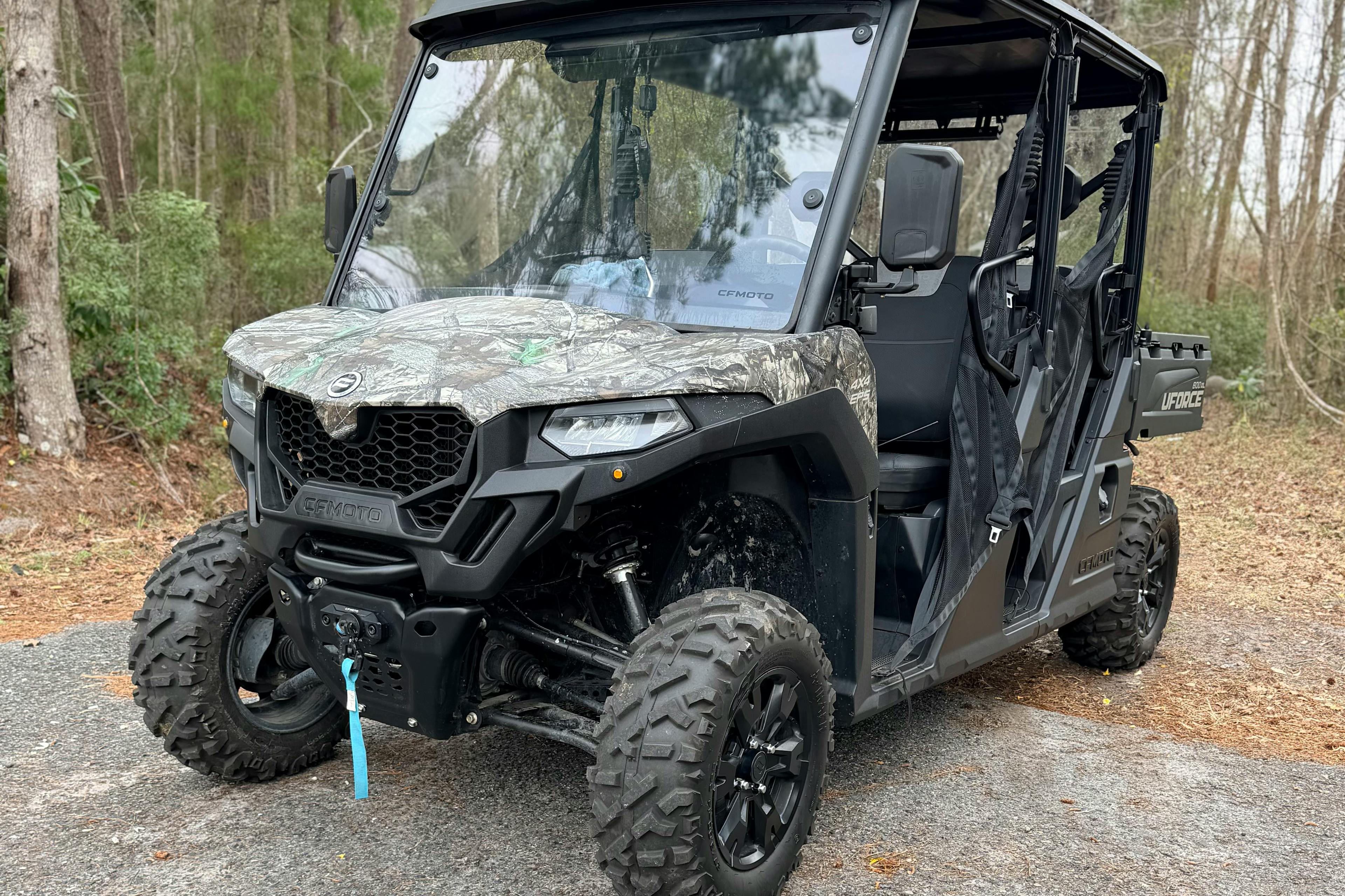 2025 CFMoto UForce 800 XL front 3/4 driver close