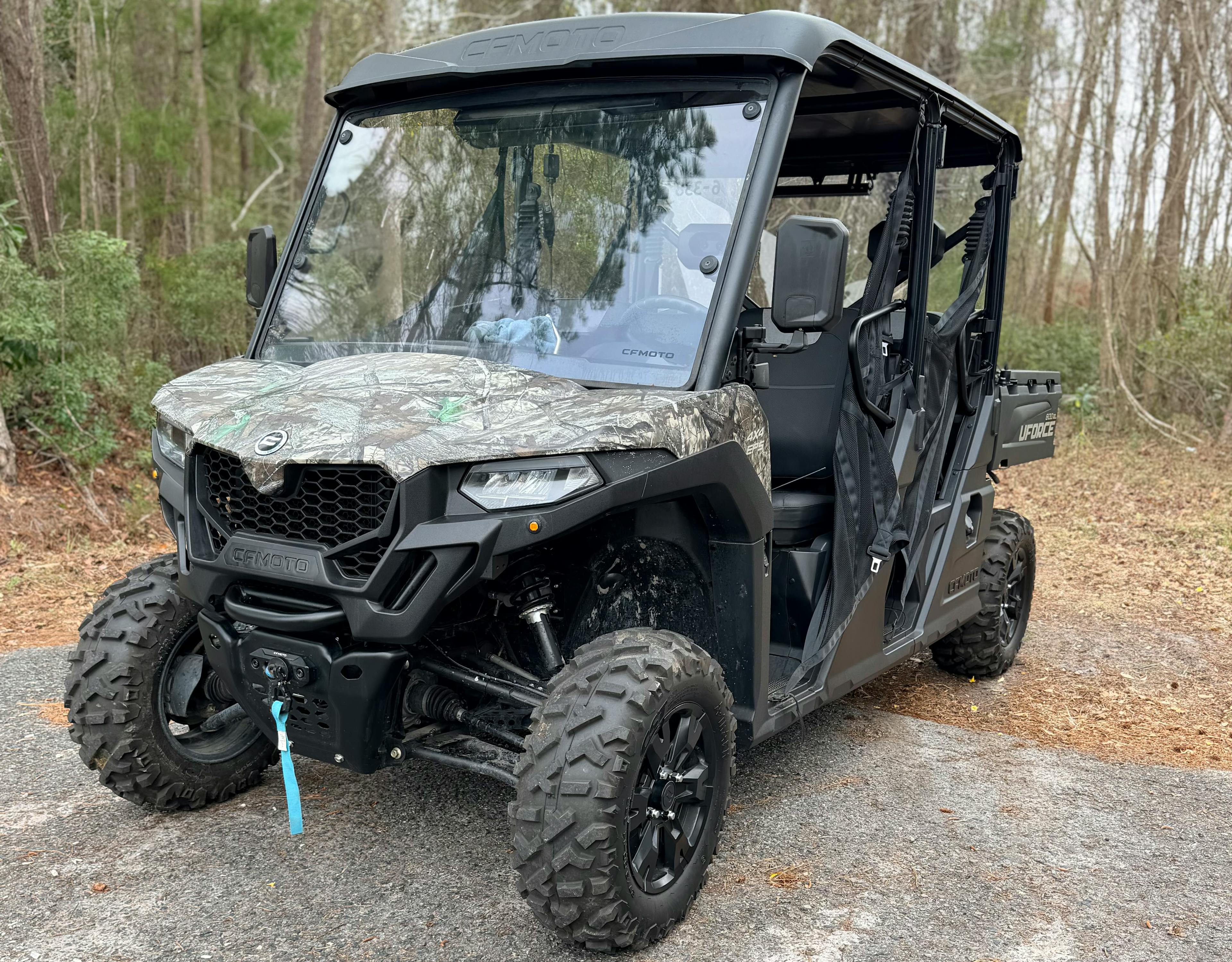 2025 CFMoto UForce 800 XL front 3/4 driver