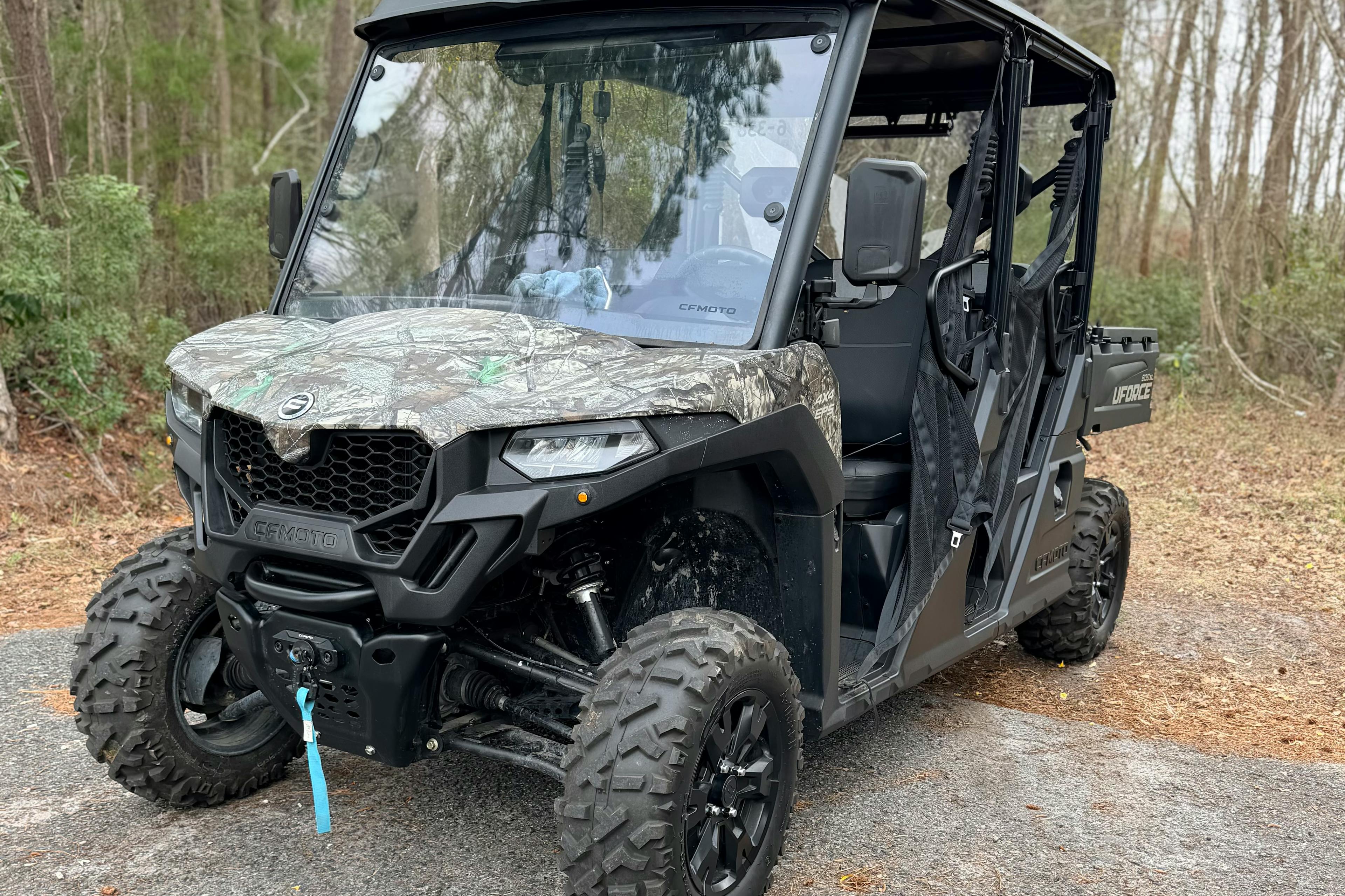 2025 CFMoto UForce 800 XL front 3/4 driver