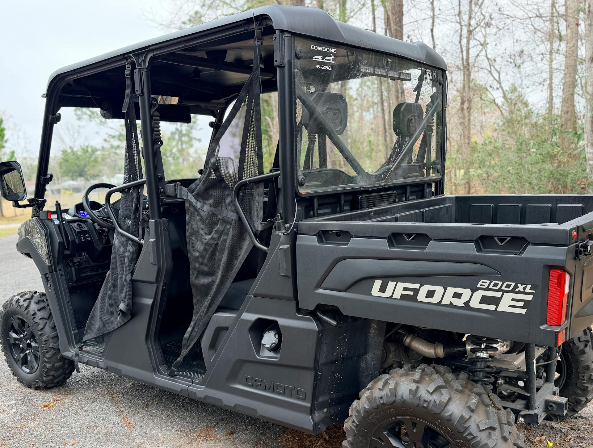 2025 CFMoto UForce 800 XL driver rear 3/4 close