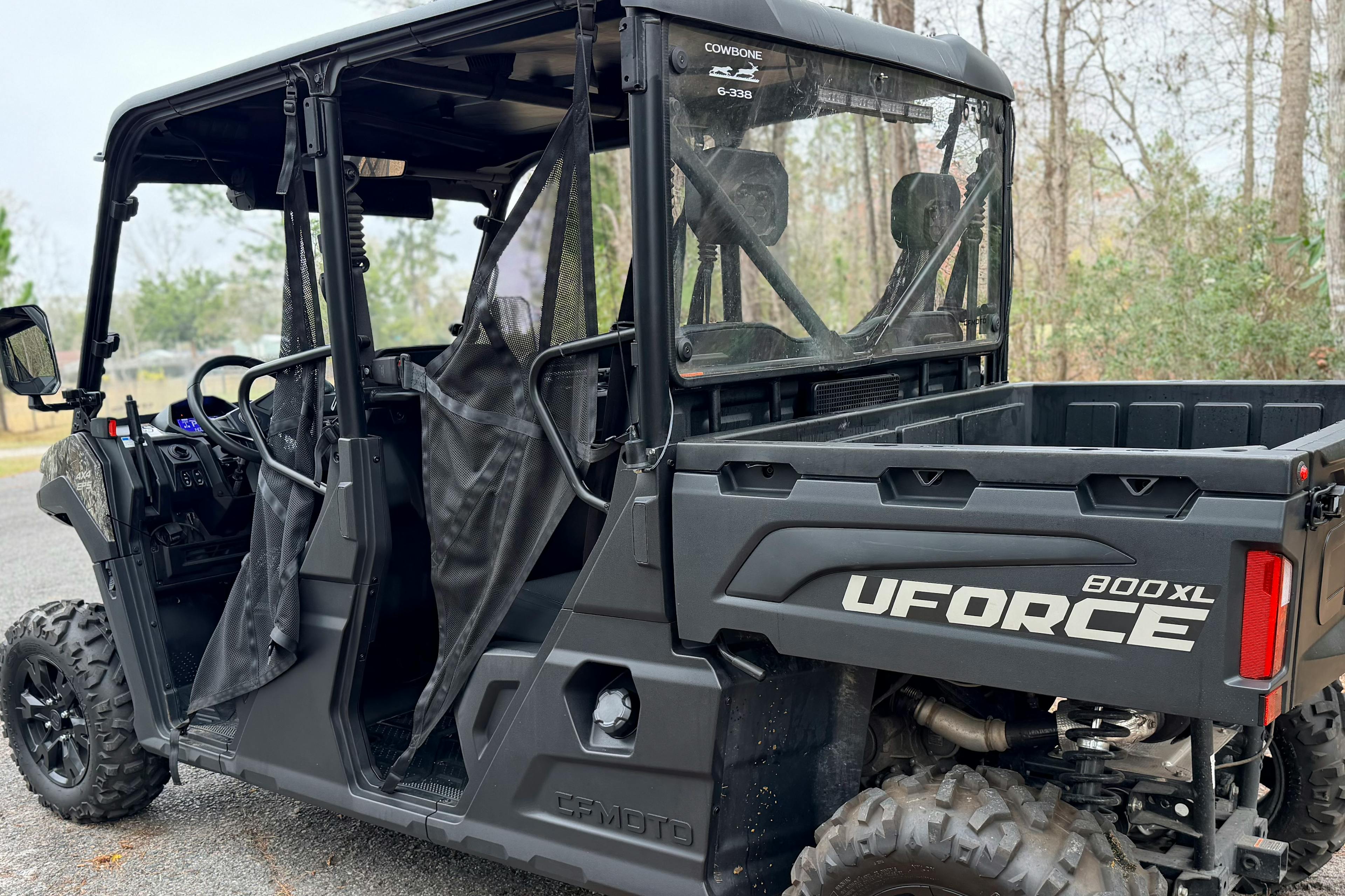 2025 CFMoto UForce 800 XL driver rear 3/4 close