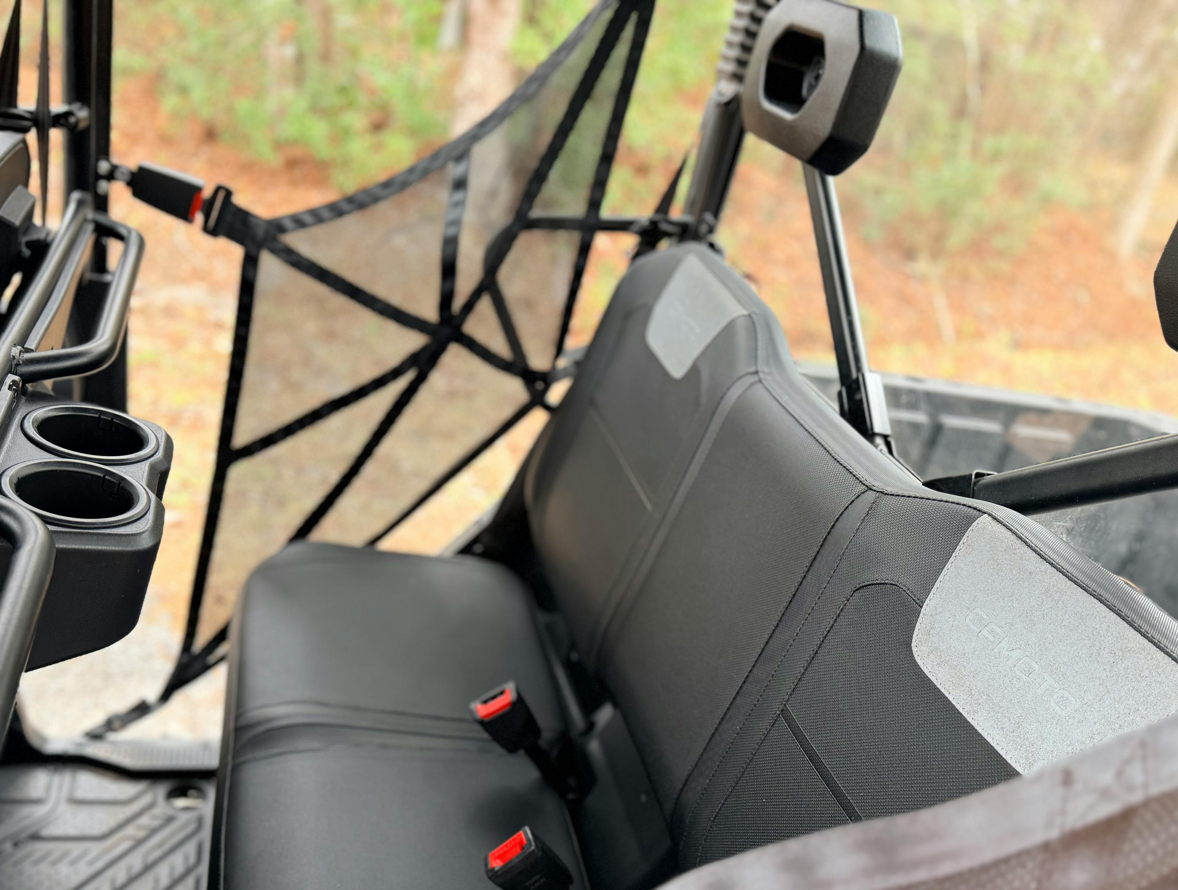 2025 CFMoto UForce 800 XL rear seat driver side