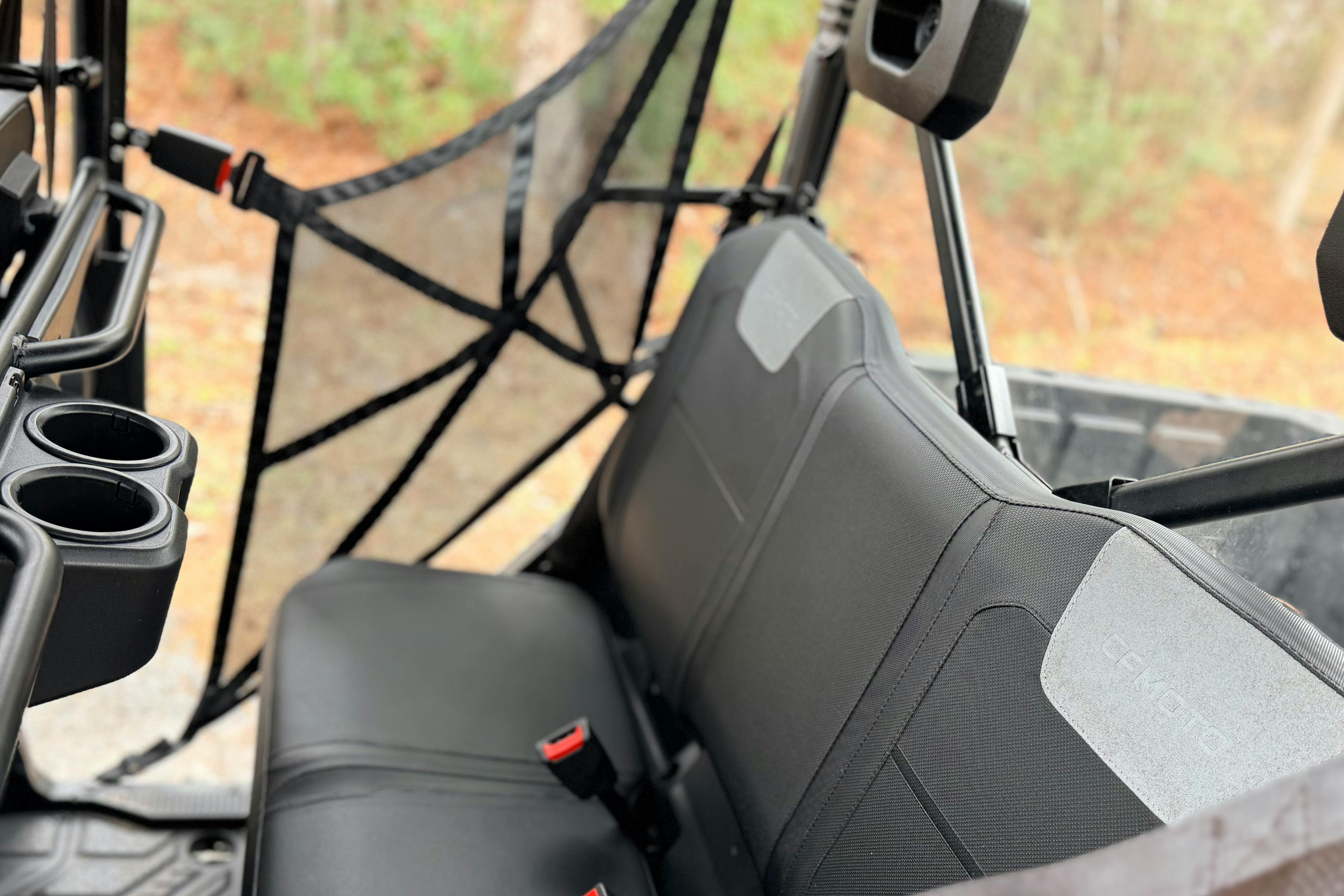 2025 CFMoto UForce 800 XL rear seat driver side