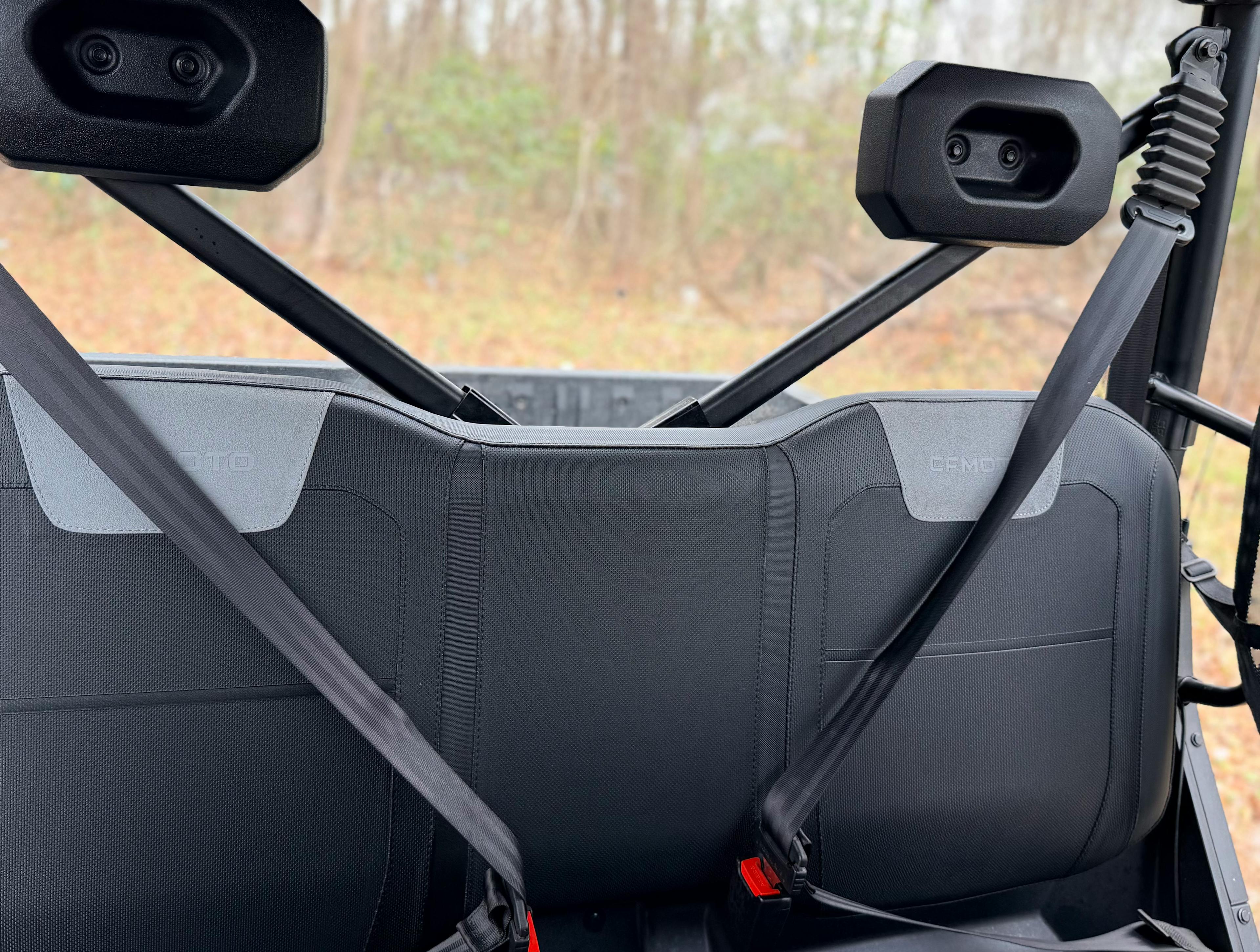 2025 CFMoto UForce 800 XL rear seat