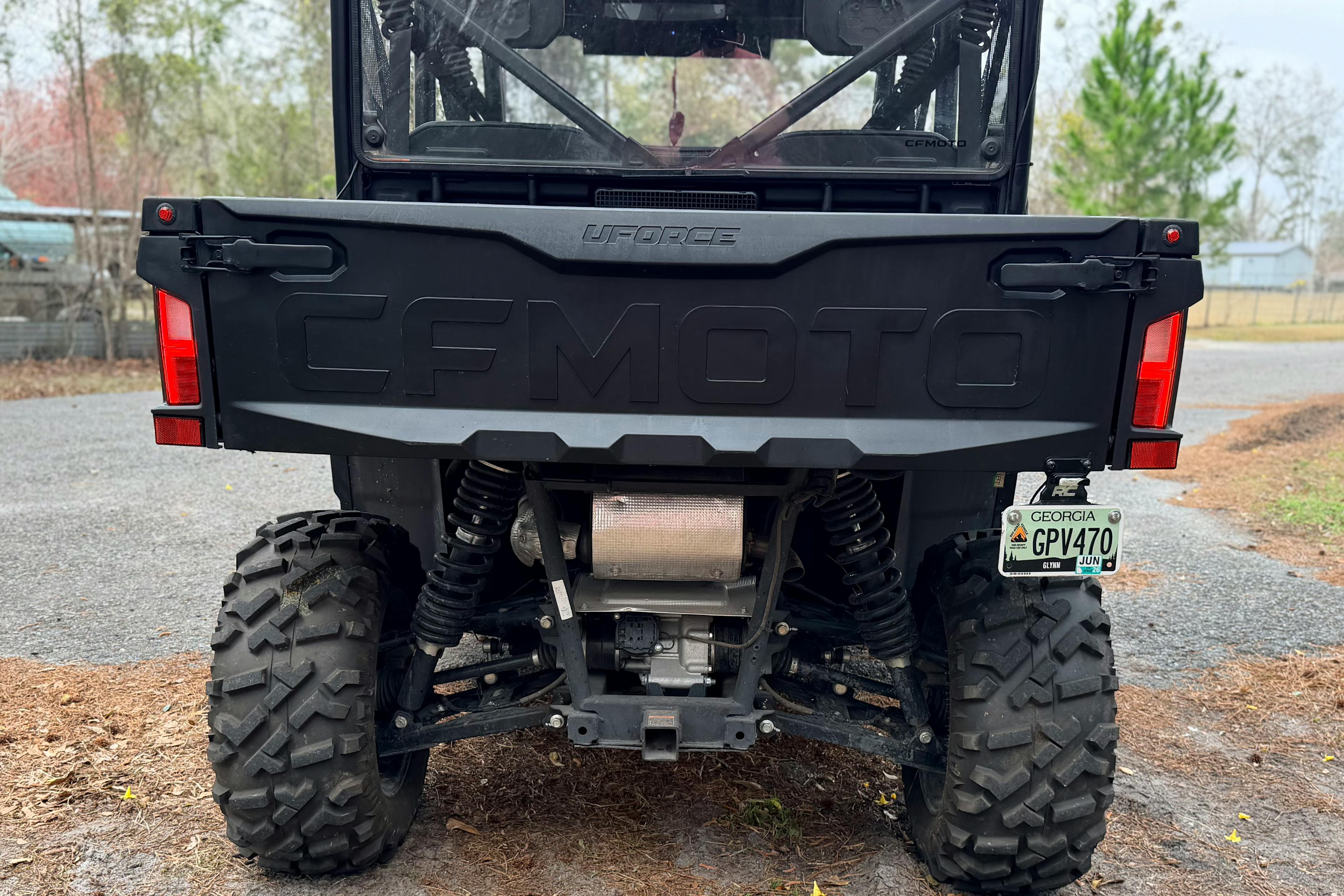 2025 CFMoto UForce 800 XL rear taillights on