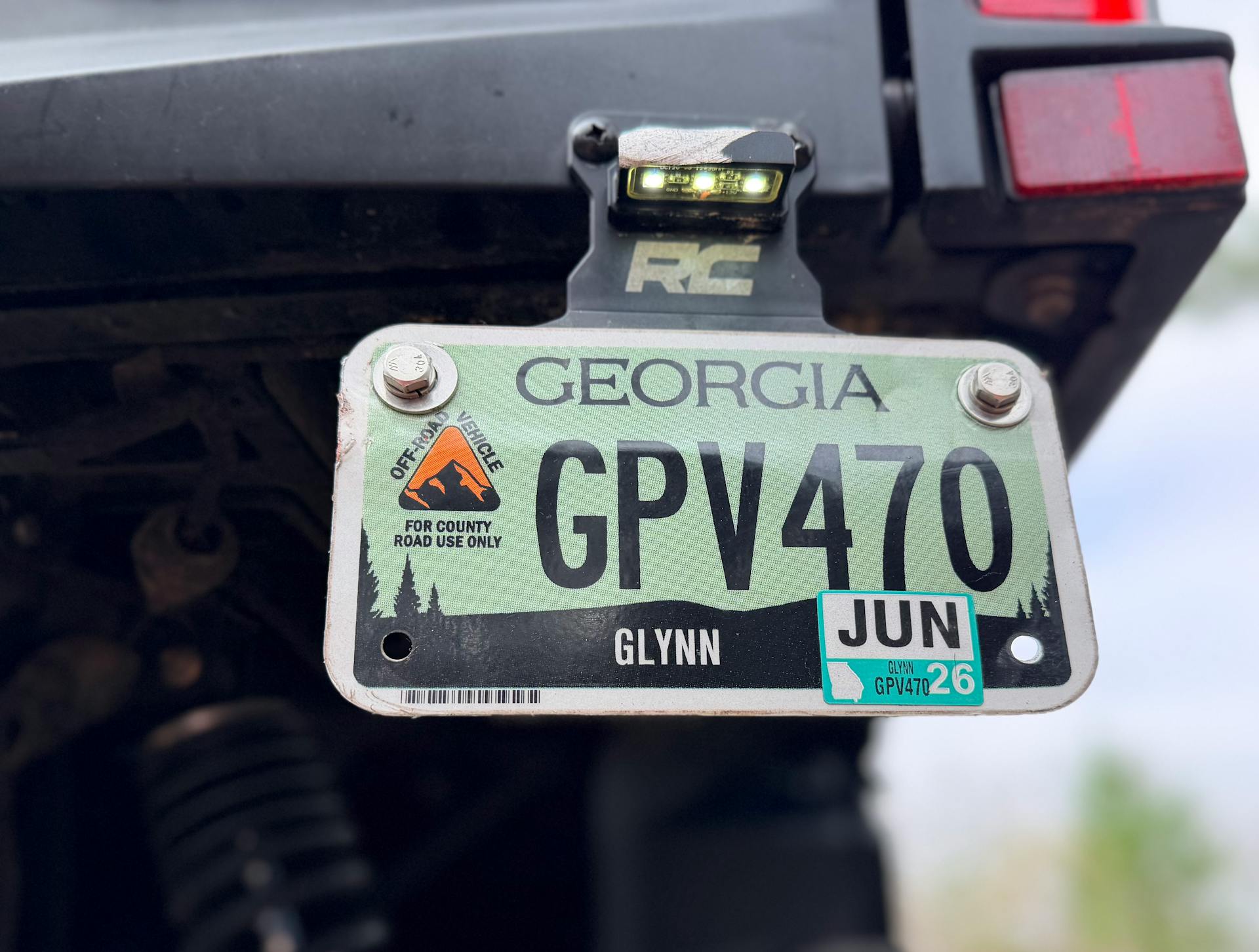 2025 CFMoto UForce 800 XL plate/plate holder