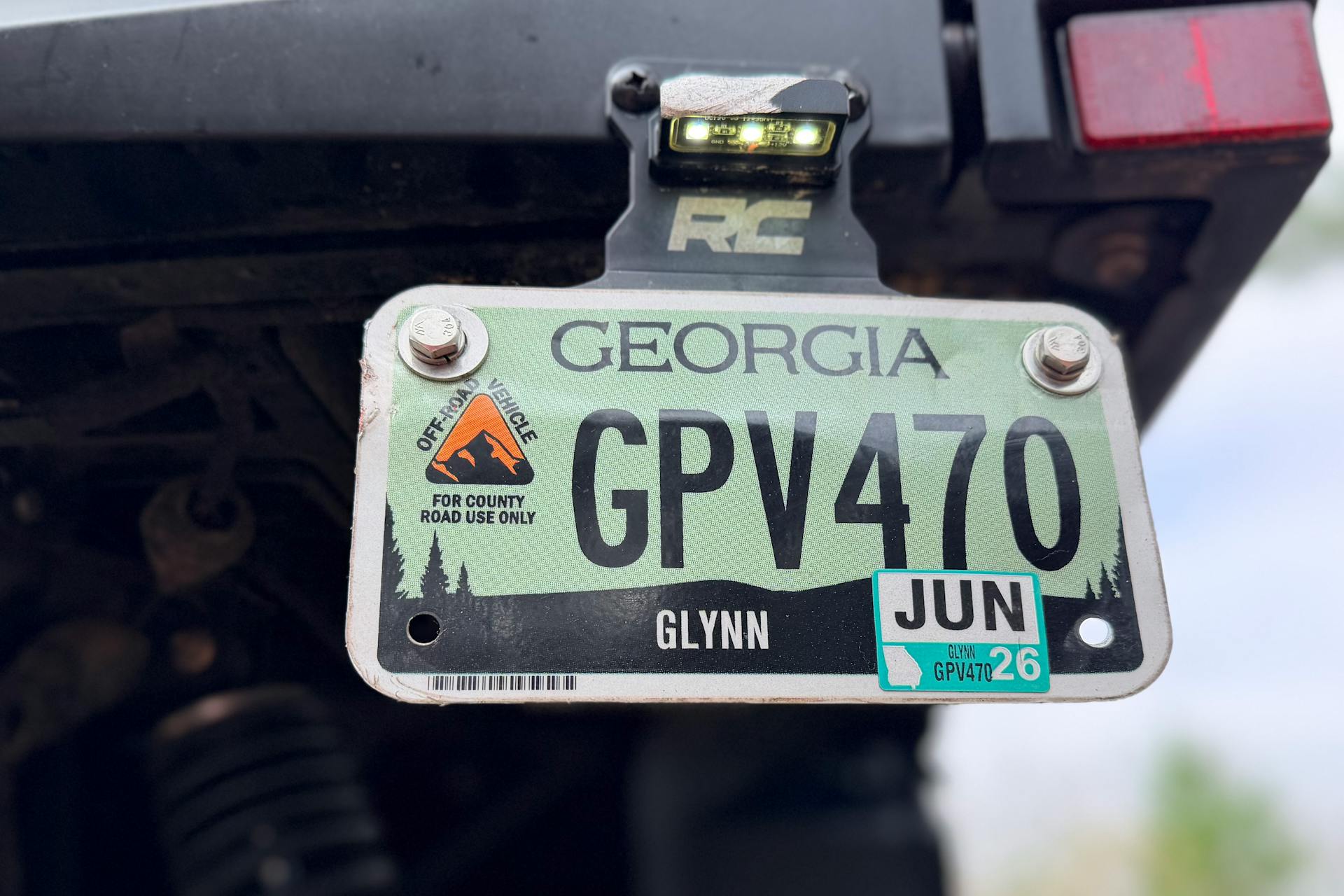 2025 CFMoto UForce 800 XL plate/plate holder