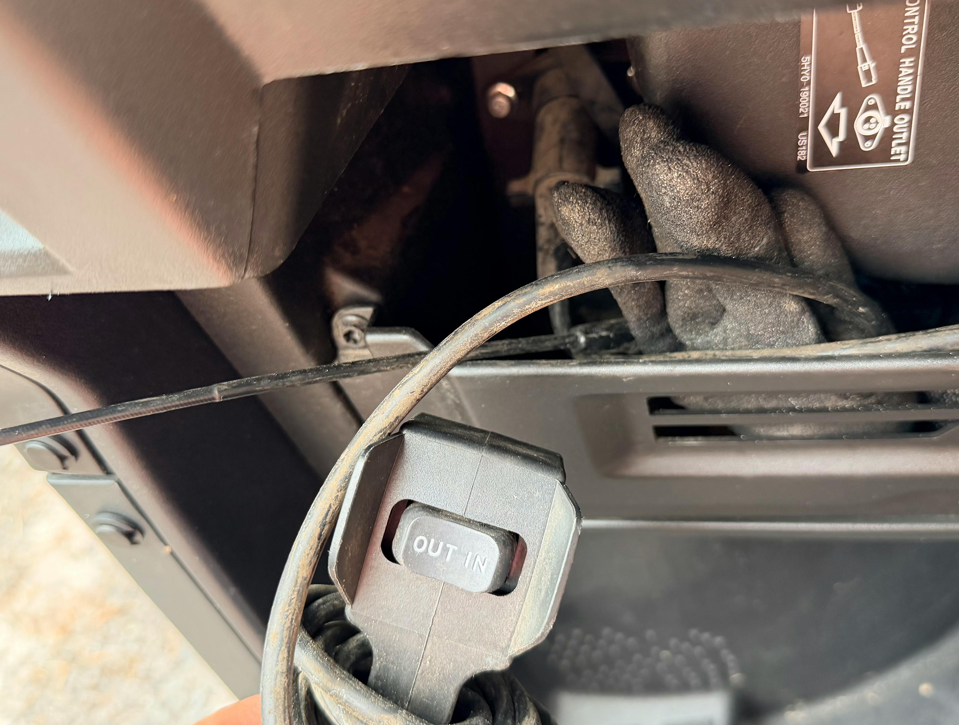 2025 CFMoto UForce 800 XL winch remote