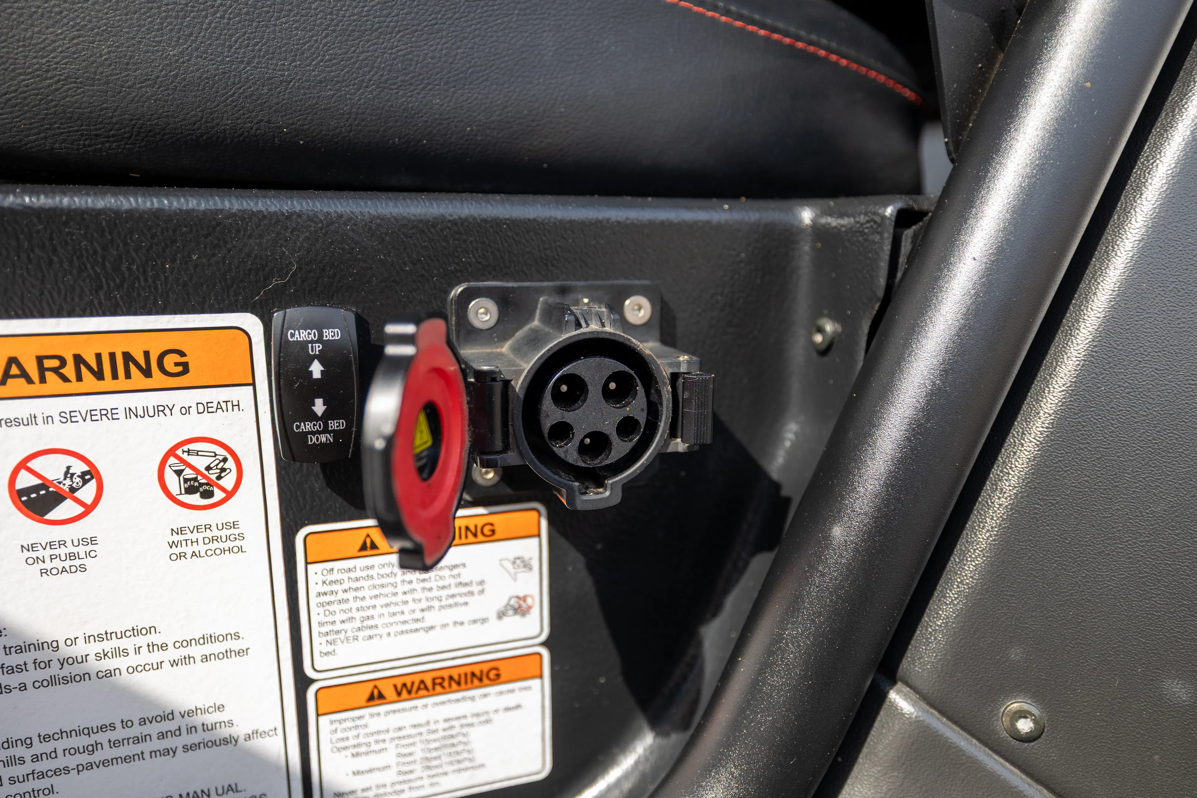 2024 Kandi Cowboy e10K charge plug