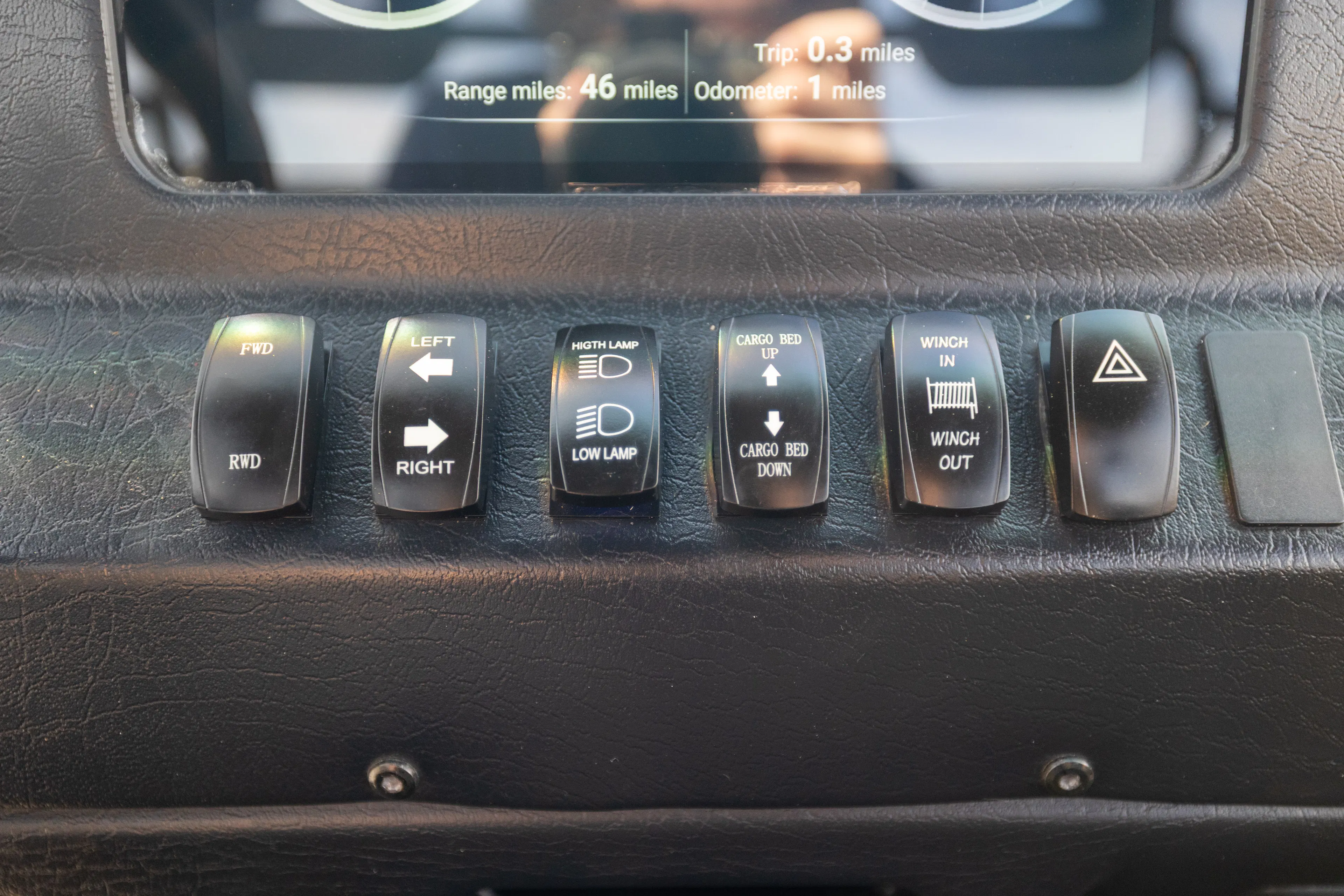 2024 Kandi Cowboy e10K dash switches