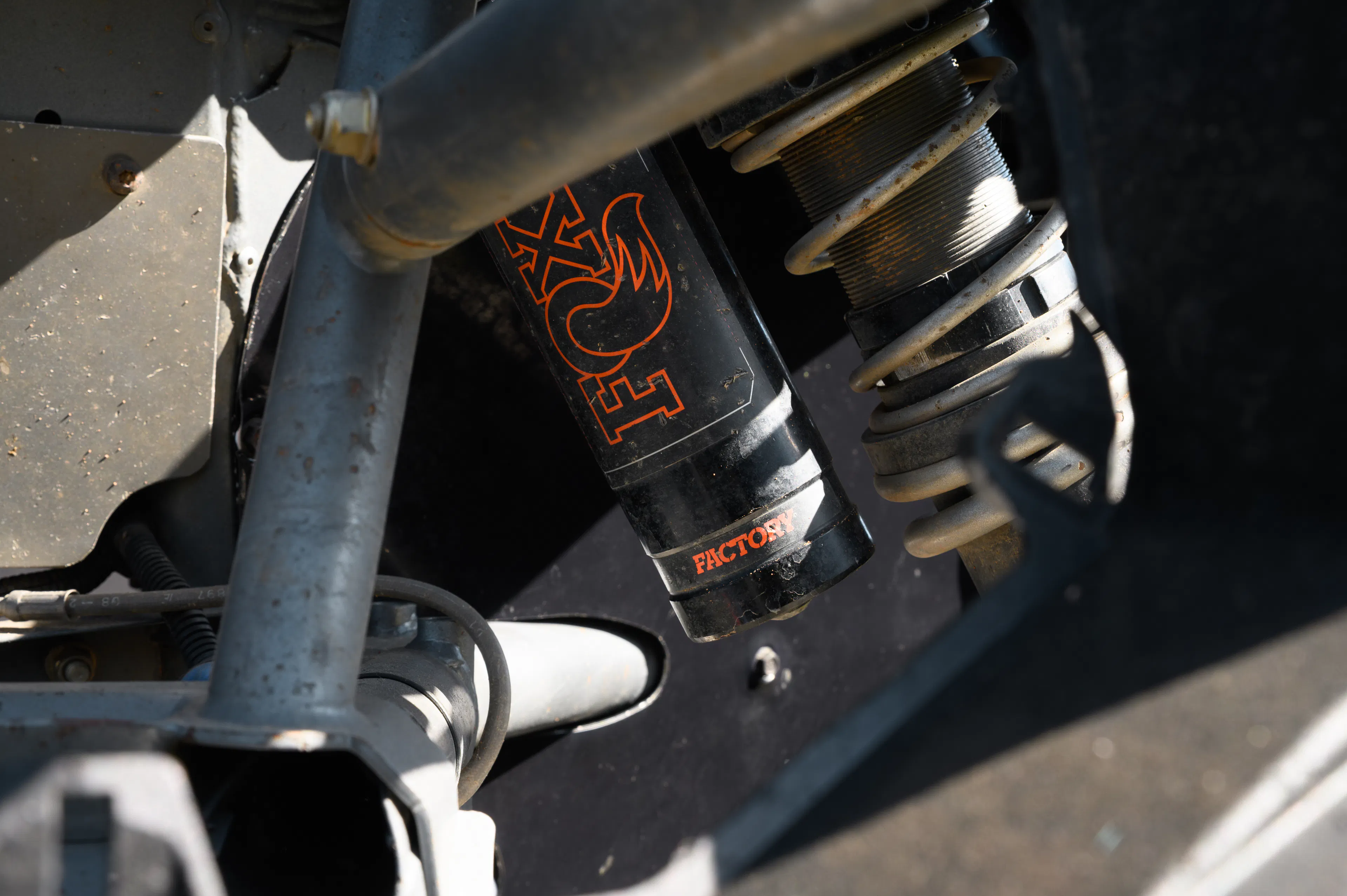 2024 Can-Am Maverick X3 Gray Leadbetter Race Car shock body