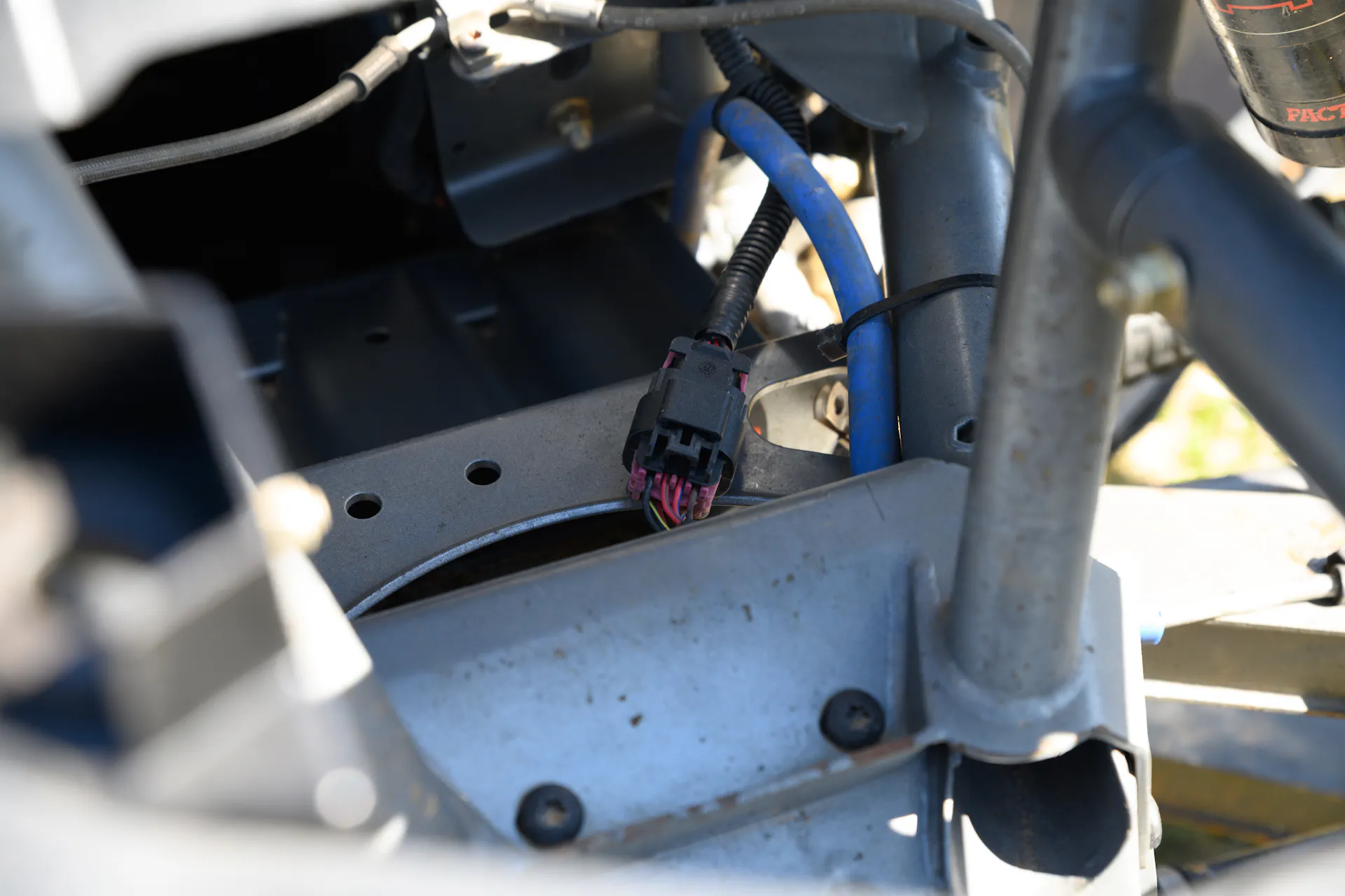 2024 Can-Am Maverick X3 Gray Leadbetter Race Car chassis wiring