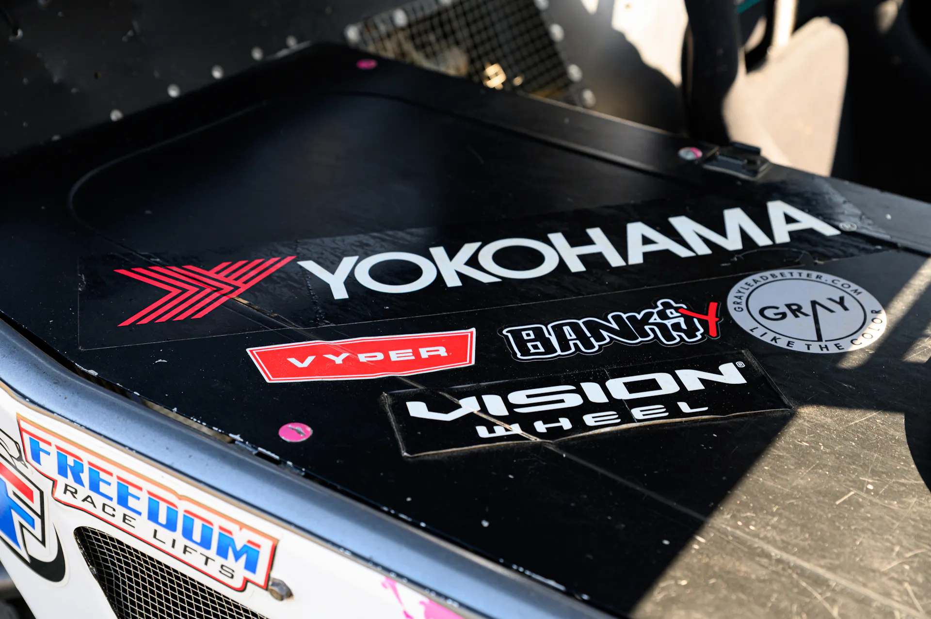 2024 Can-Am Maverick X3 Gray Leadbetter Race Car sponsor stickers